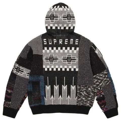 Supreme Supreme studded suede zip up cardigan | Grailed