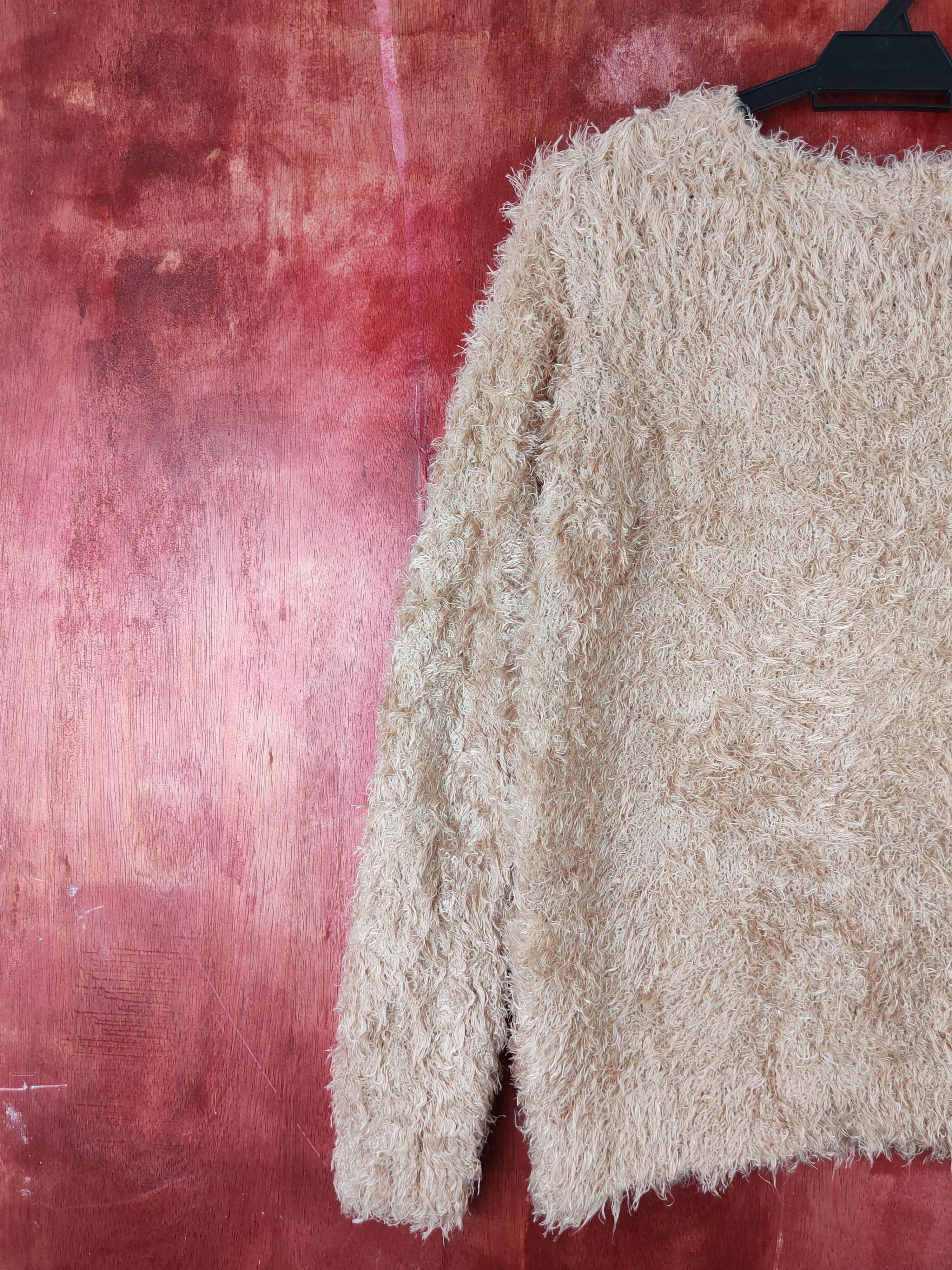 Japanese Brand × Vintage Chocol Raffine Robe Peach Fur Mohair Knitwear #S1917 Size M / US 6-8 / IT 42-44 - 8 Thumbnail