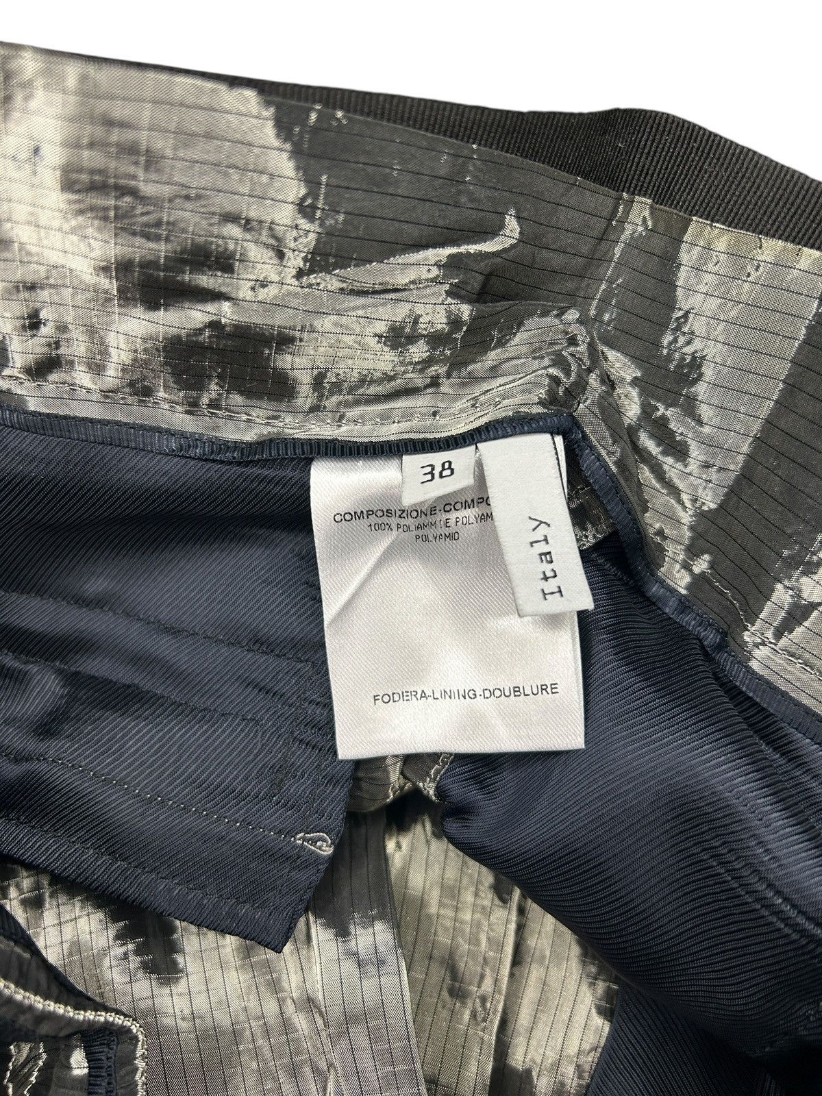 Balenciaga S/S 07 Nicolas Ghesquière Metallic Trousers Size 26" / US 2 / IT 38 - 11 Thumbnail