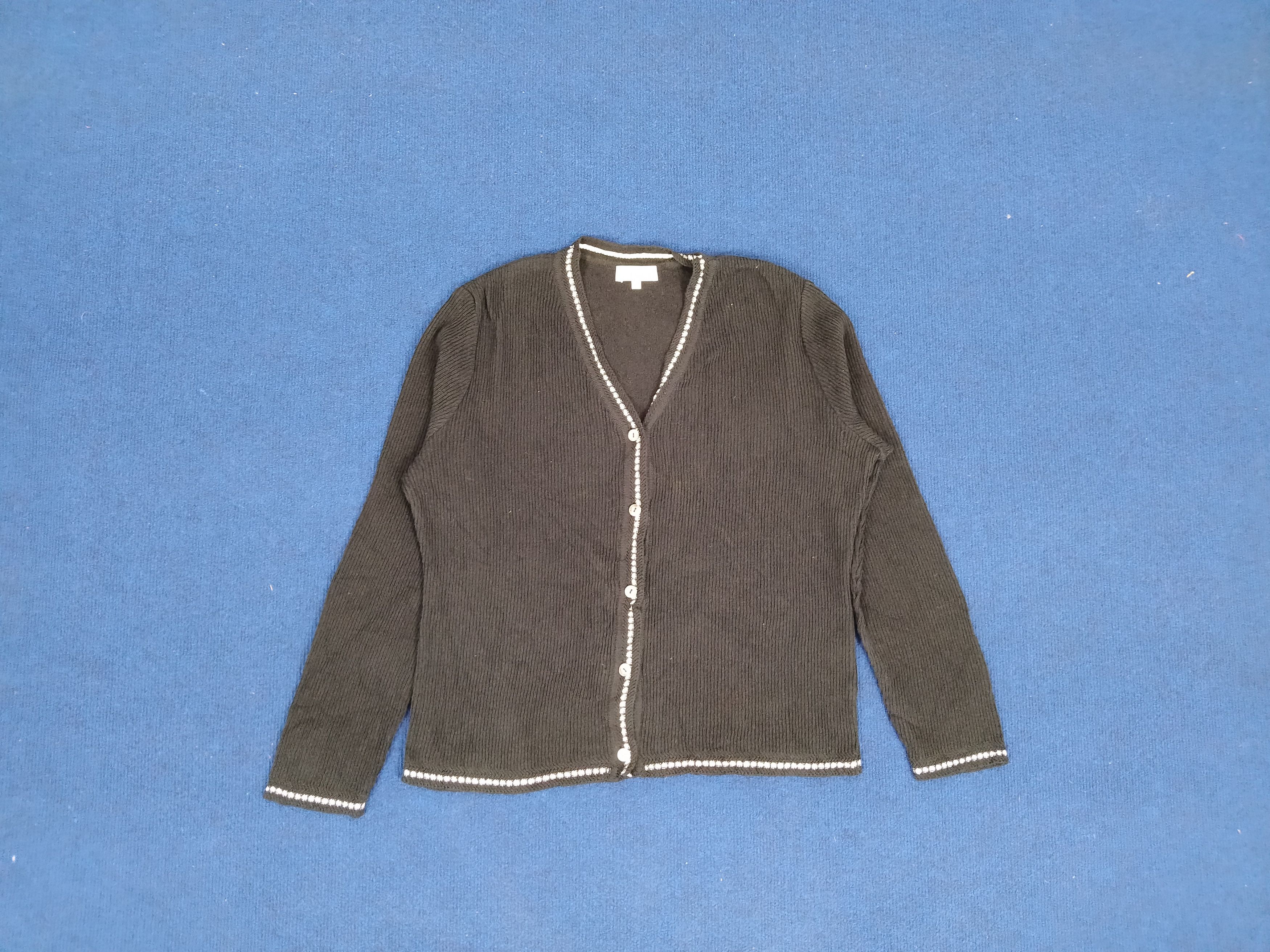 Lanvin × Vintage Vintage LANVIN Long Sleeve Fleece Sweaters Size S / US 4 / IT 40 - 1 Thumbnail