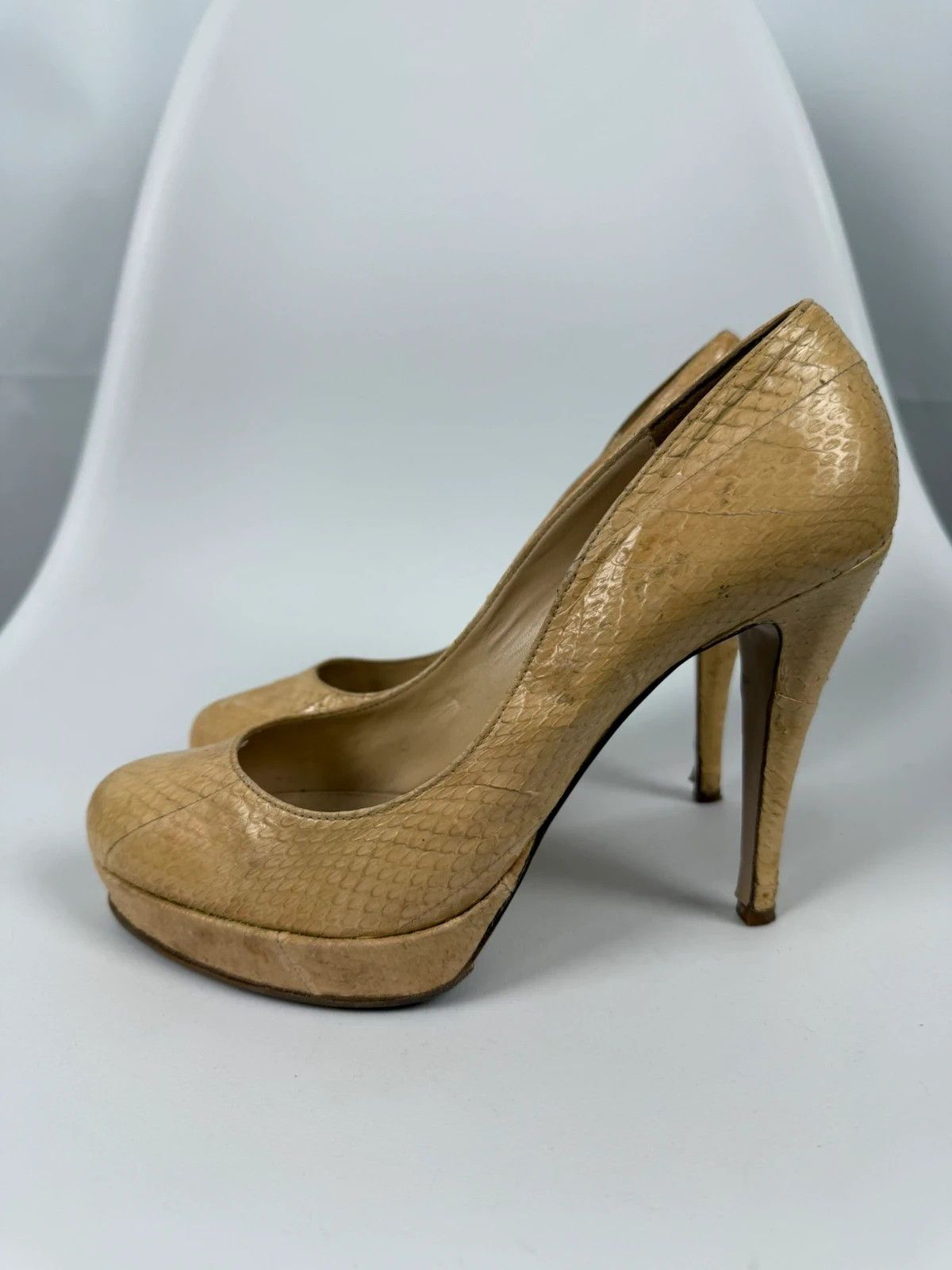 Max Mara Max Mara Genuine Leather Heels size 38.5 Size US 8.5 / IT 38.5 - 3 Thumbnail