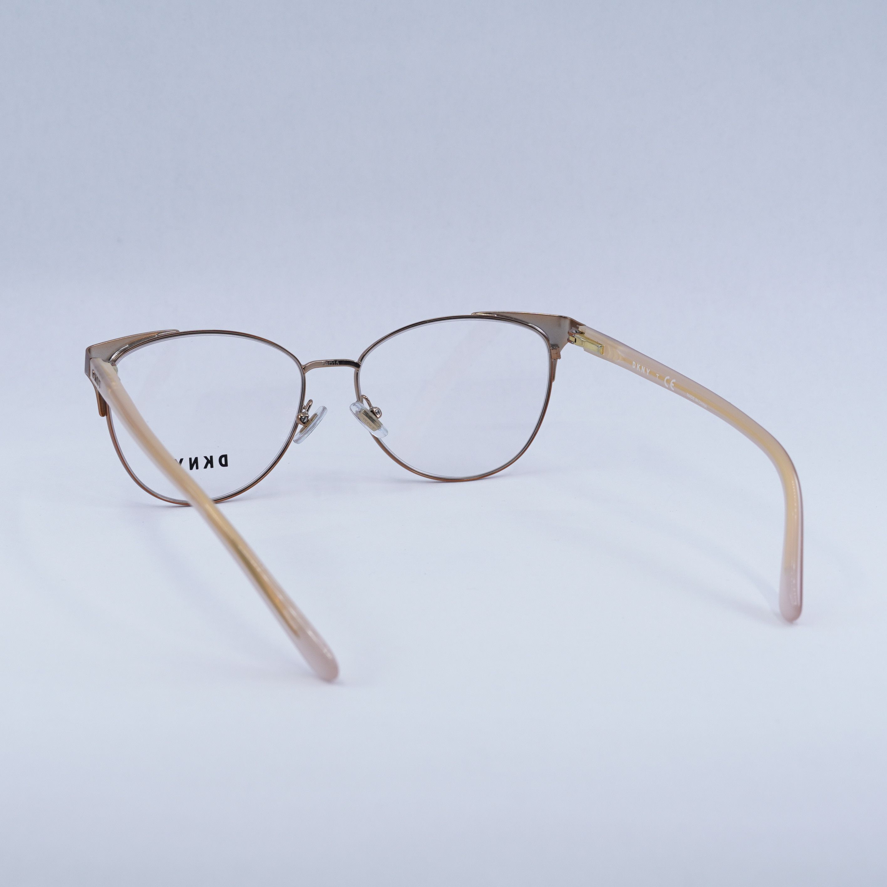 DKNY Dkny DY5654 1242 Eyeglasses Rose Gold 54mm Cat Eye Frame Size ONE SIZE - 7 Thumbnail
