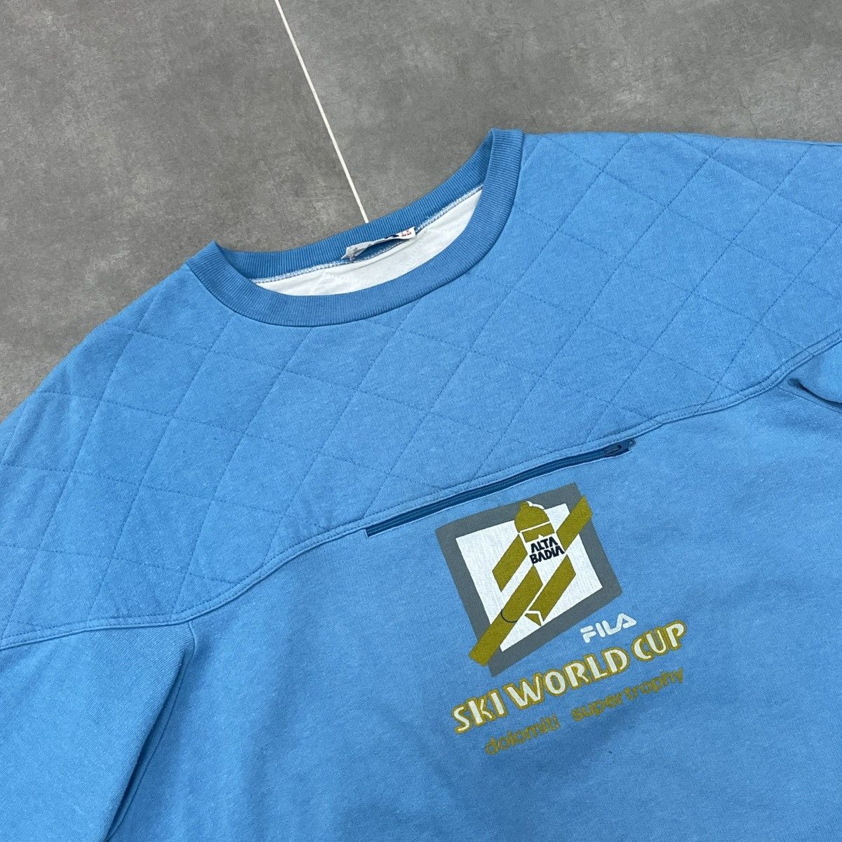Fila × Vintage Vintage Fila Ski World Cup Dolomtiti Supertrophy Sweatshirt Size US L / EU 52-54 / 3 - 13 Thumbnail