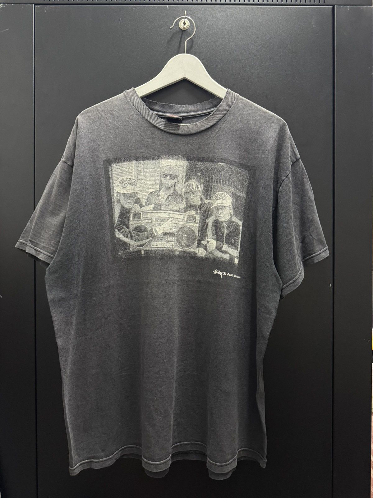 Stussy Vintage y2k Stussy x josh cheuse Faded Distressed Size US XL / EU 56 / 4 - 1 Thumbnail