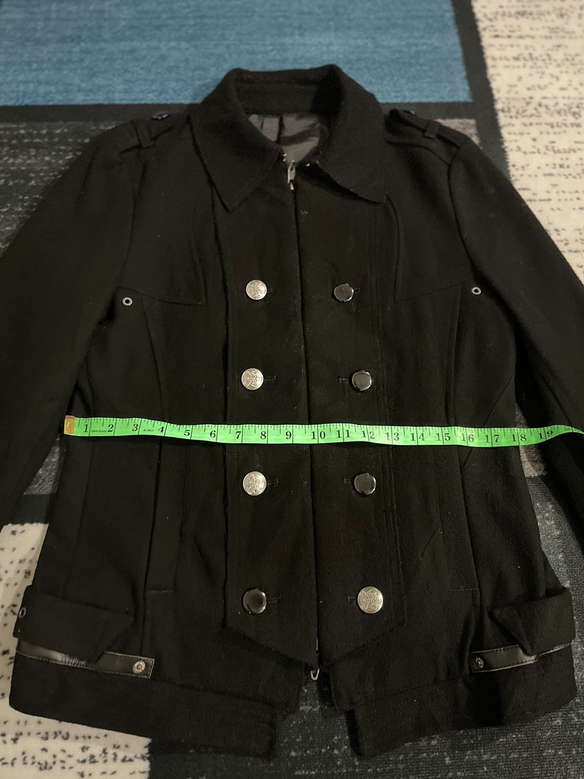 PPFM PPFM Double Breasted Zipper Wool Jacket Size US M / EU 48-50 / 2 - 18 Thumbnail
