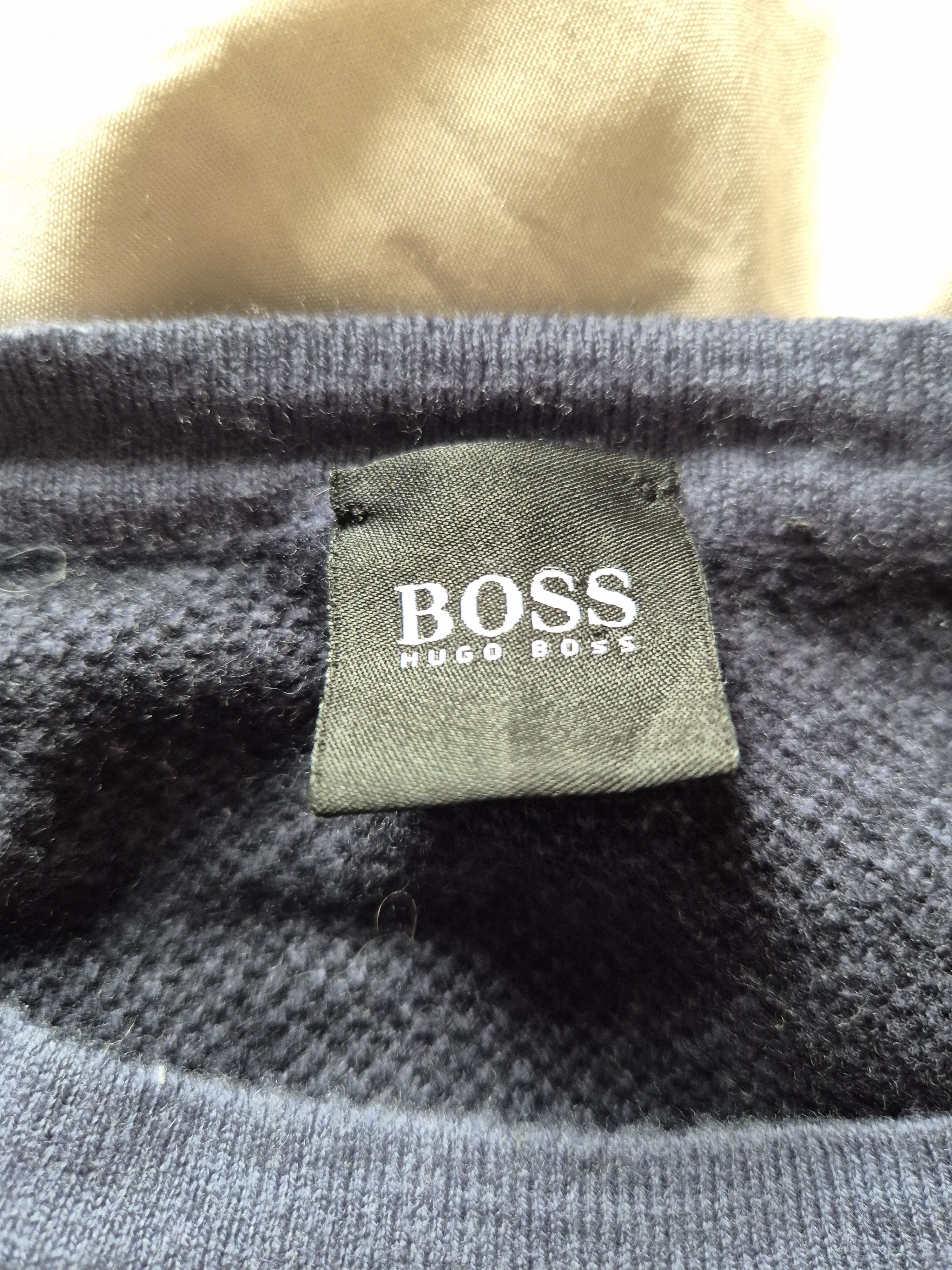 Hugo Boss Hugo boss navy stripped knit sweater Size US L / EU 52-54 / 3 - 4 Thumbnail