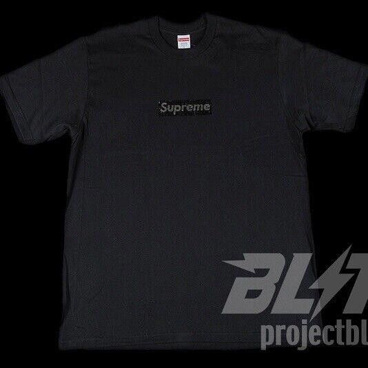 Swarovski Box Logo Tee T Shirt Supreme Swarovski SS19 SUPREME