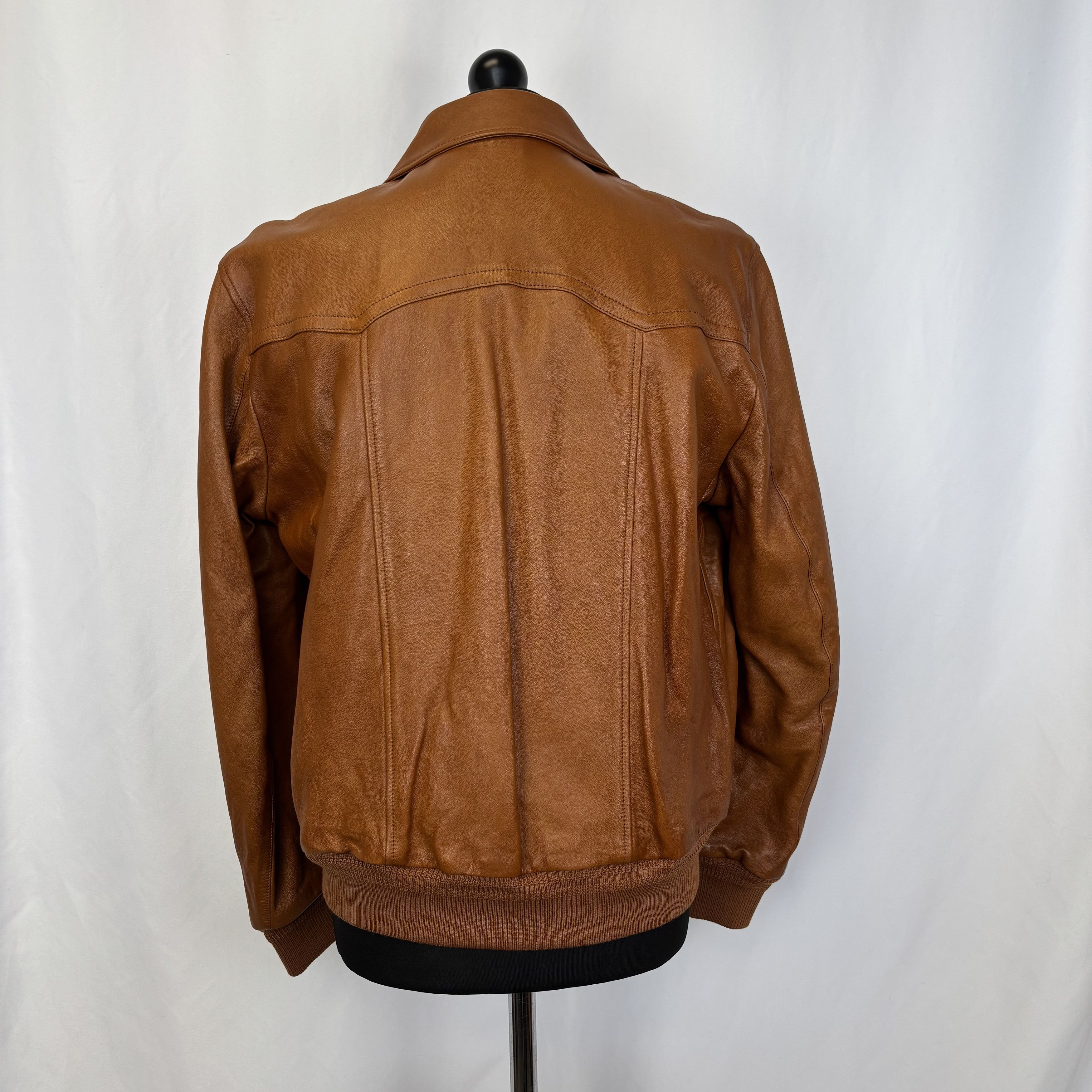Saint Laurent Paris Saint Laurent Soft Leather Brown Jacket Size US L / EU 52-54 / 3 - 3 Thumbnail