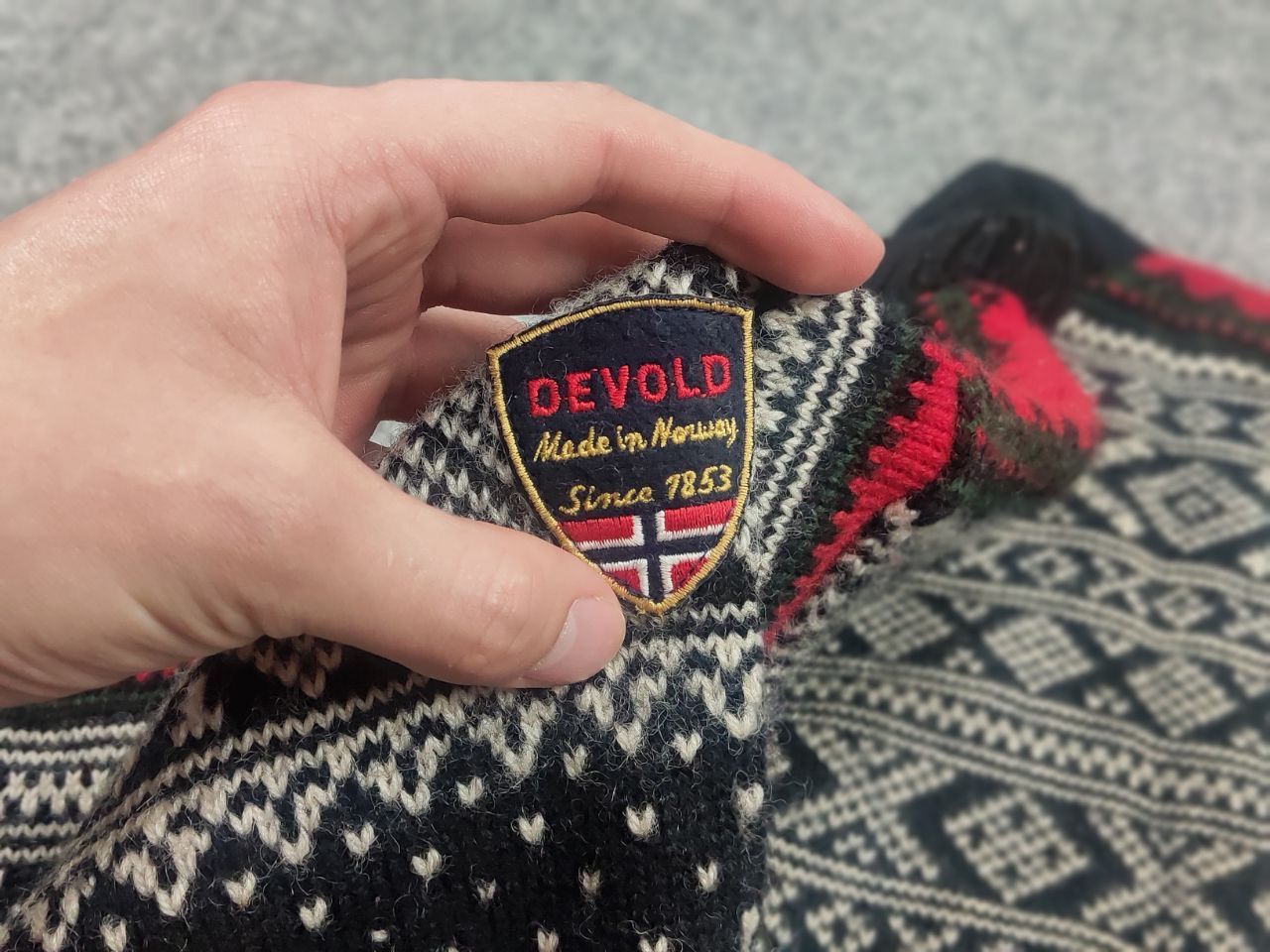Dale Of Norway Vintage 80's Devold Pure wool Knit Fisherman Sweater Norweg Size US S / EU 44-46 / 1 - 9 Thumbnail