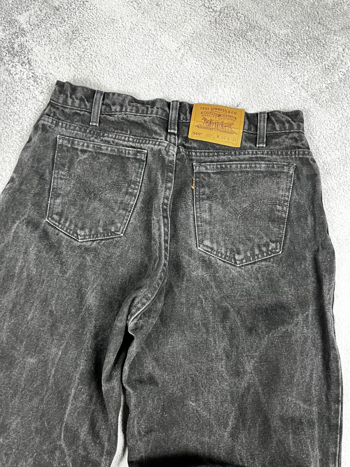 Levi's Vintage Clothing Levis denim jeans 560 size 34/34 Size US 34 / EU 50 - 8 Thumbnail