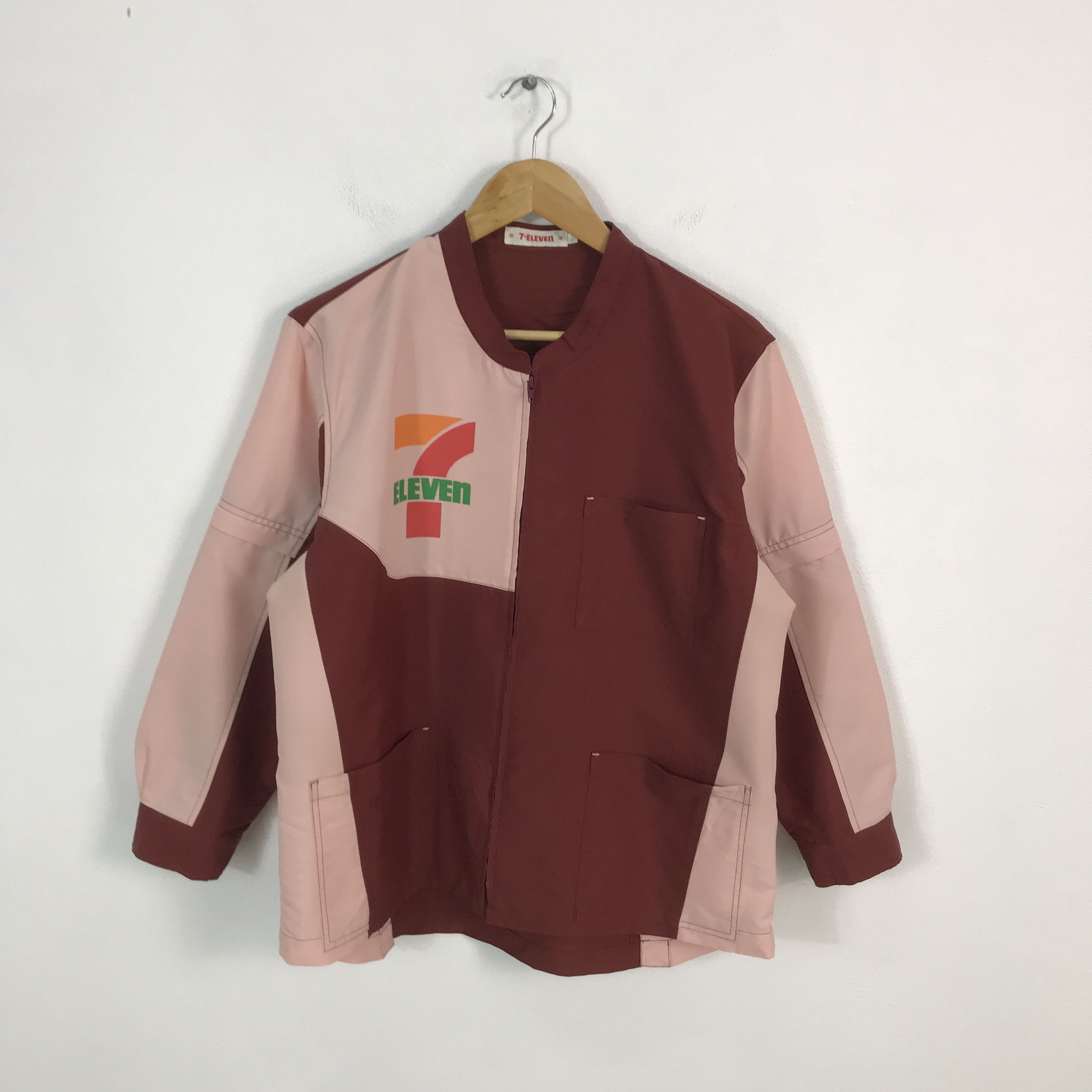 Japanese Brand × Vintage Rare🔥7 eleven work uniform jacket Size US L / EU 52-54 / 3 - 1 Thumbnail
