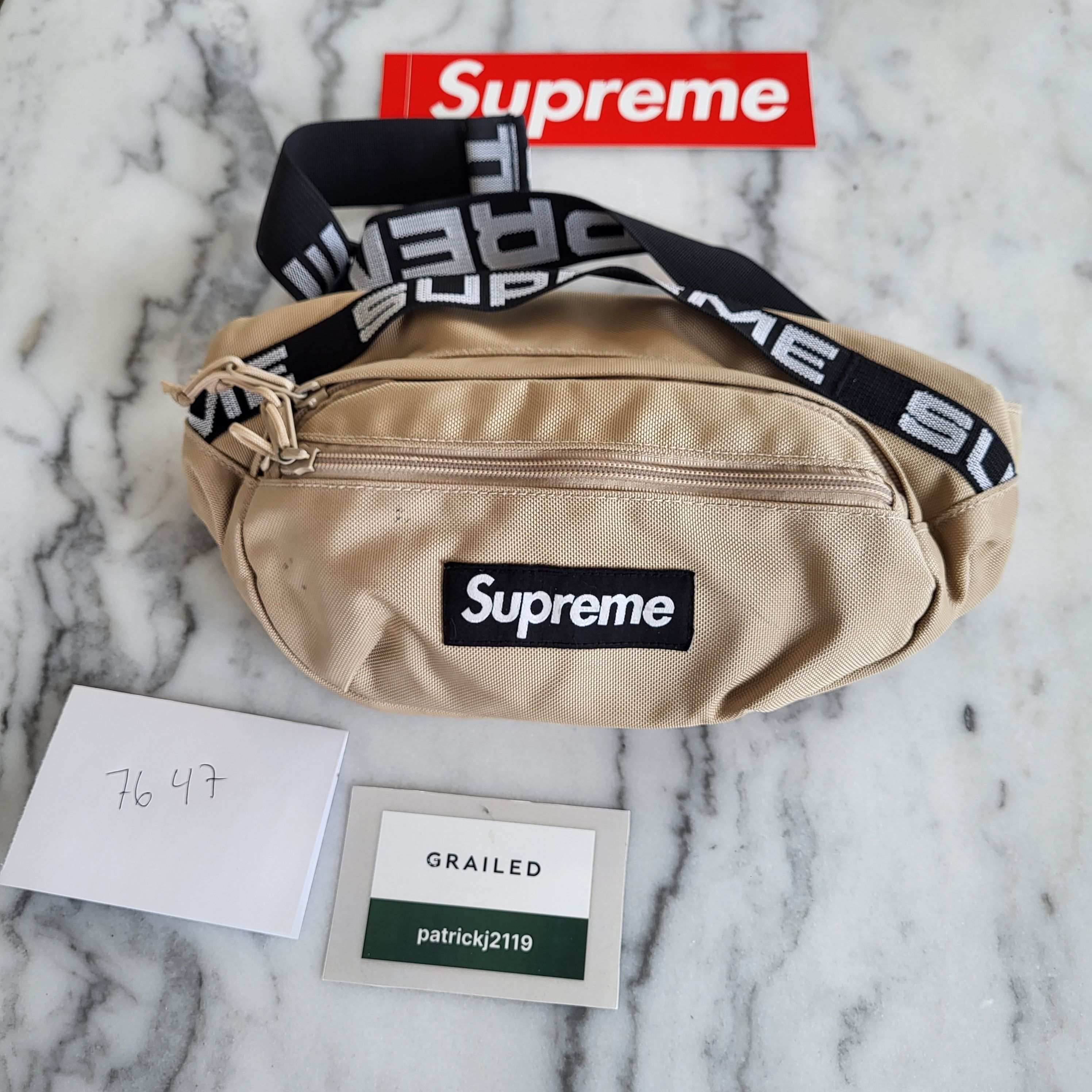 Supreme Supreme Waist Bag TAN (SS18) Size ONE SIZE - 3 Thumbnail