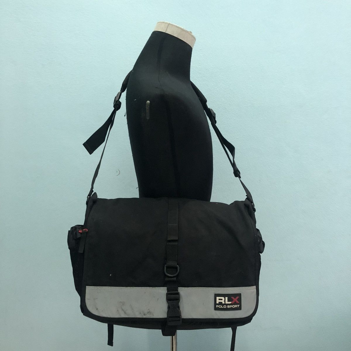 RLX Ralph Lauren ‼️YES‼️ RLX POLO SPORT VINTAGE MESSENGER BAG Size ONE SIZE - 12 Thumbnail