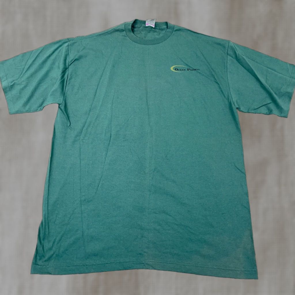 Ocean Pacific VINTAGE Ocean Pacific Shirt Men XL Green Surf 90s USA Nose Riders Rare Surfing Ocean Pacific Shirt Mens XL Green 90s Size US XL / EU 56 / 4 - 1 Thumbnail
