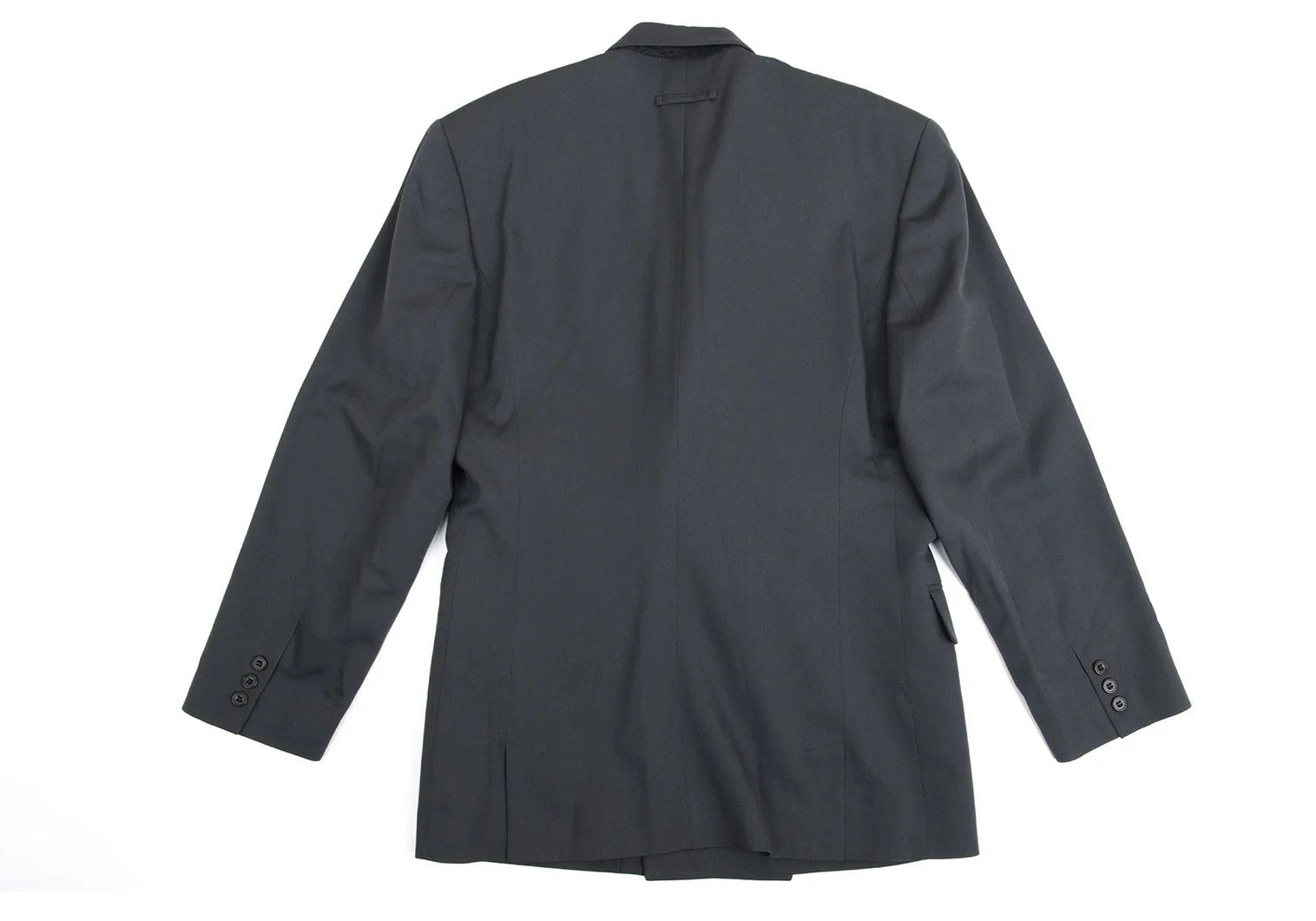 Jean Paul Gaultier Wool Gabardine Double Jacket in Grey Size 50 Size US M / EU 48-50 / 2 - 14 Thumbnail