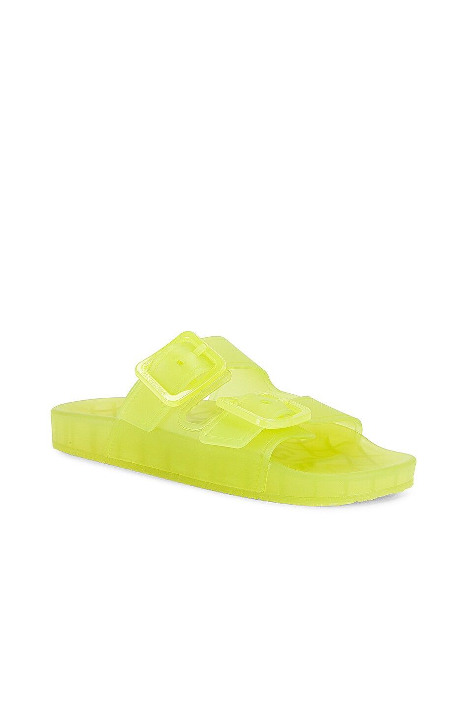 Balenciaga o1y1224 Rubber Slides Mules & Clogs in Yellow Size US 8 / EU 41 - 4 Thumbnail