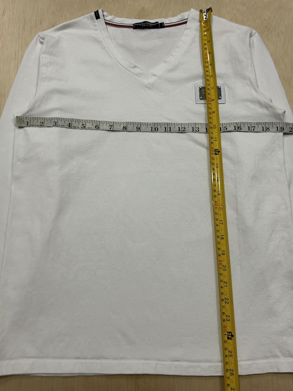 Dolce & Gabbana Dolce & Gabbana V-Neck Tee Size US L / EU 52-54 / 3 - 7 Thumbnail