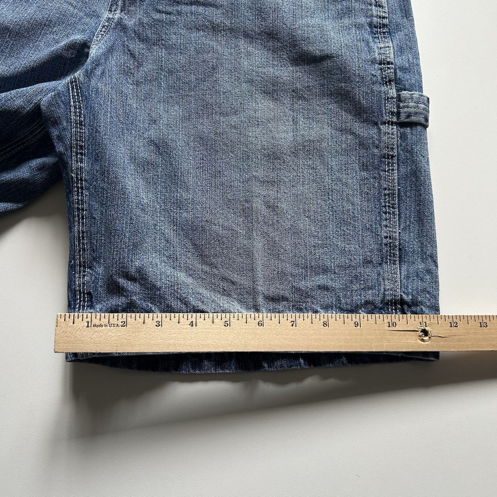 Vintage Vintage Y2K Jean Shorts Jorts Size 32 Blue Denim Carpenter Size US 32 / EU 48 - 7 Thumbnail