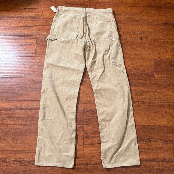 Gap NWT GAP Men's Beige Corduroy Carpenter Pants Sz 34x34 Size US 34 / EU 50 - 5 Thumbnail