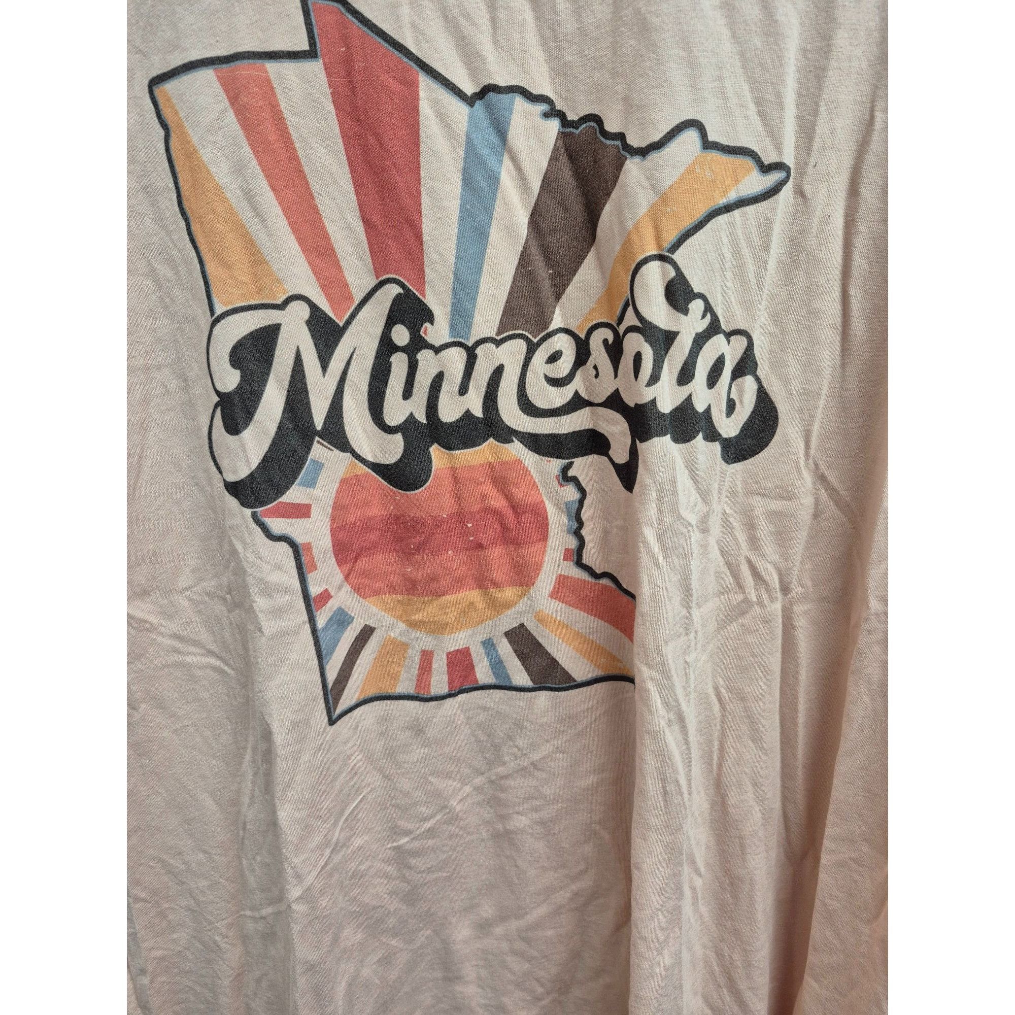 Other Minnesota Retro State Graphic Tee PLUS 2X Size XXL / US 16-18 / IT 52-54 - 3 Thumbnail