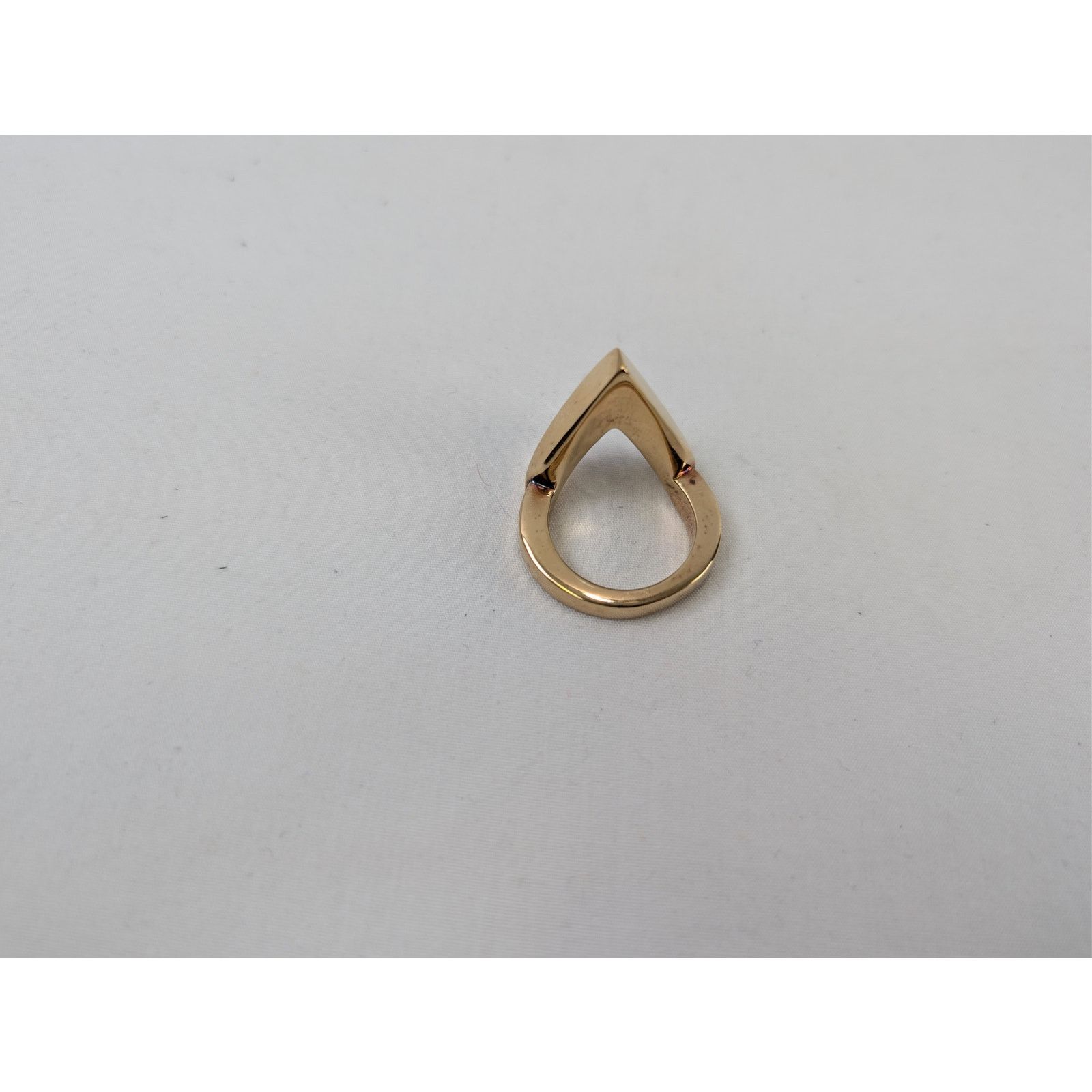 Bottega Veneta o1rshd1 Size: 19 / Gold F Sterling Silver Ring Yellow Gold Size ONE SIZE - 4 Thumbnail