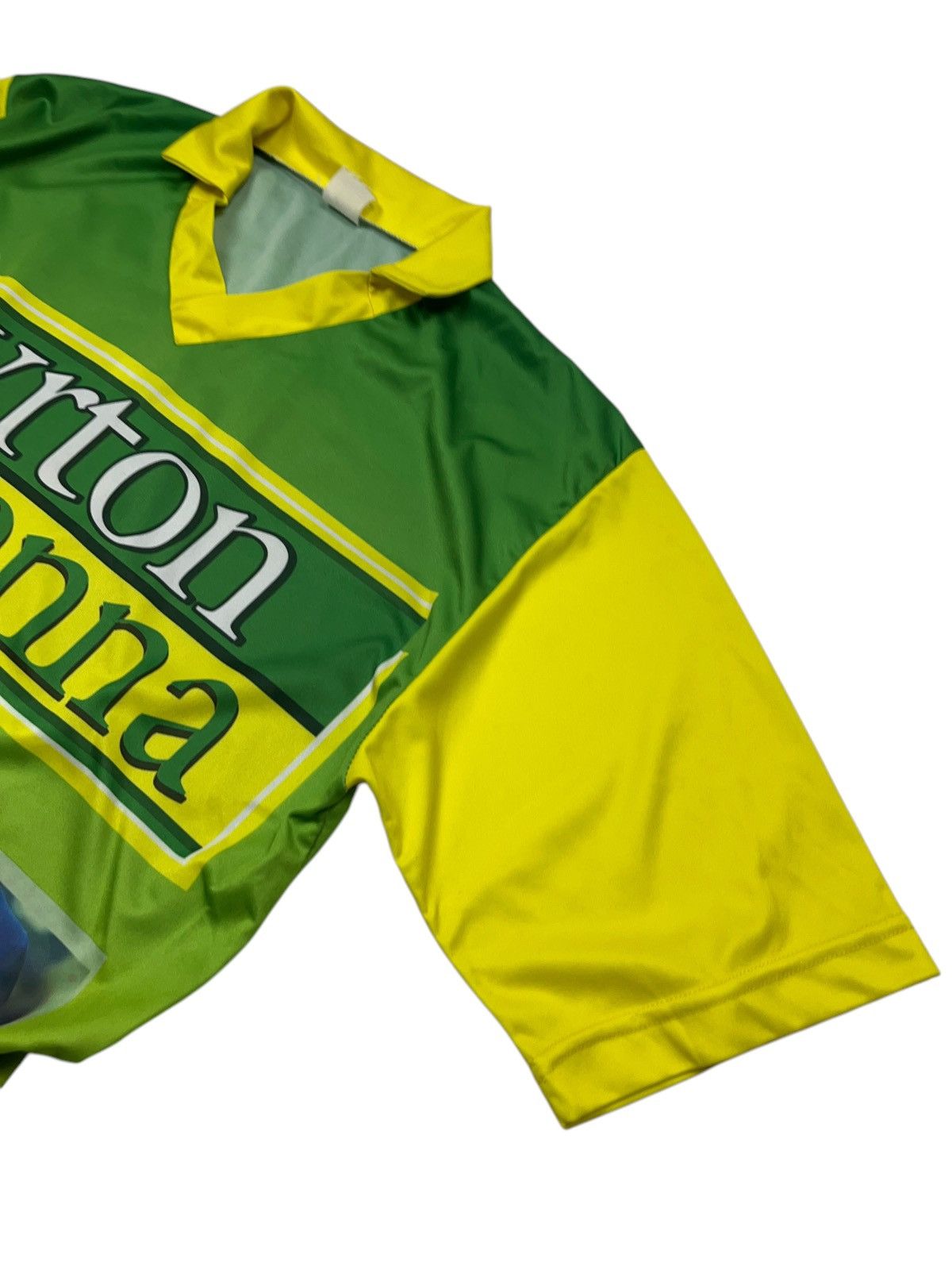 Formula 1 × Vintage Vintage Ayrton Senna All Over Print Polo Jersey Shirt Size US XL / EU 56 / 4 - 5 Thumbnail