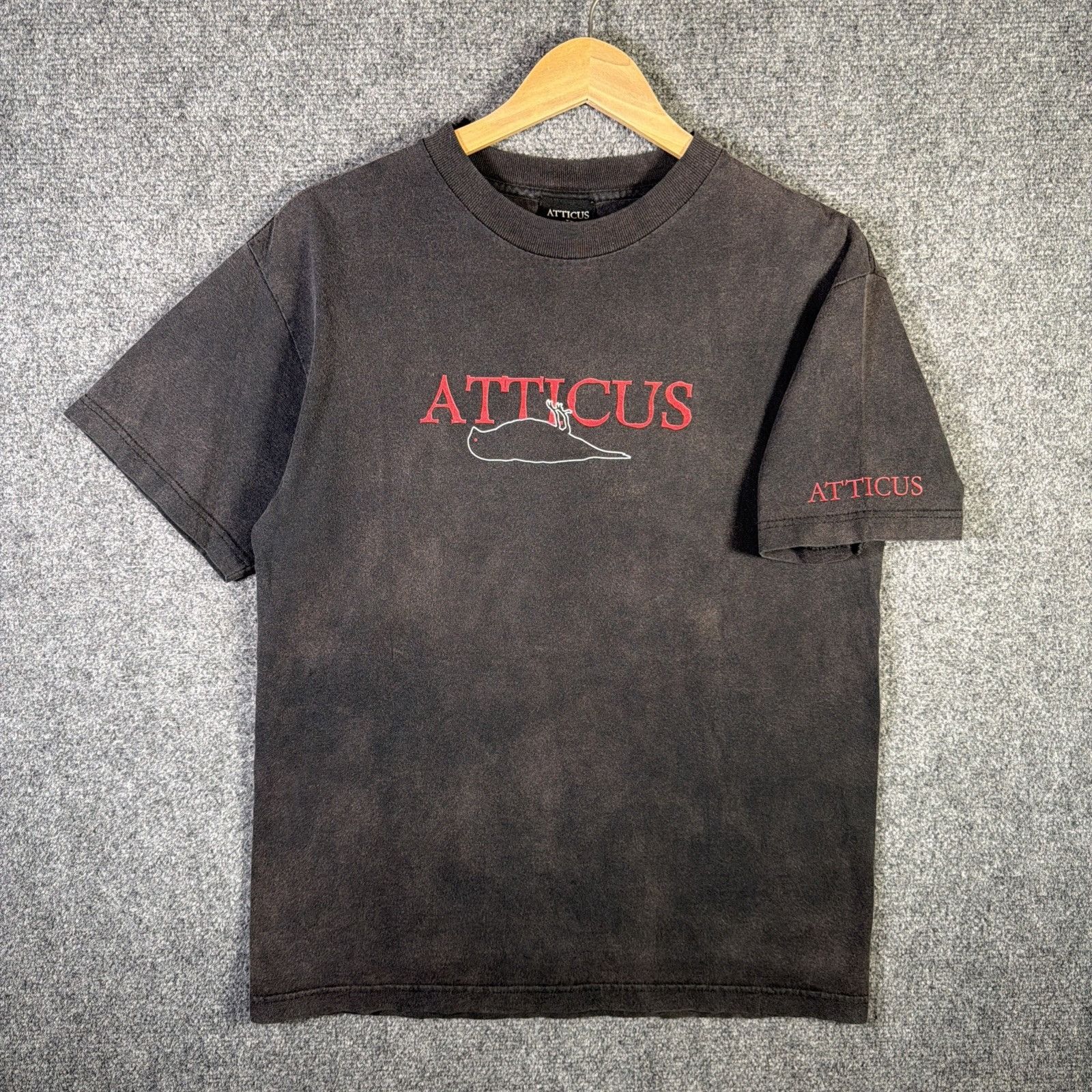 Vintage Vintage Atticus Shirt Medium Black 90s Faded Finch Movie Boo Size US M / EU 48-50 / 2 - 1 Thumbnail