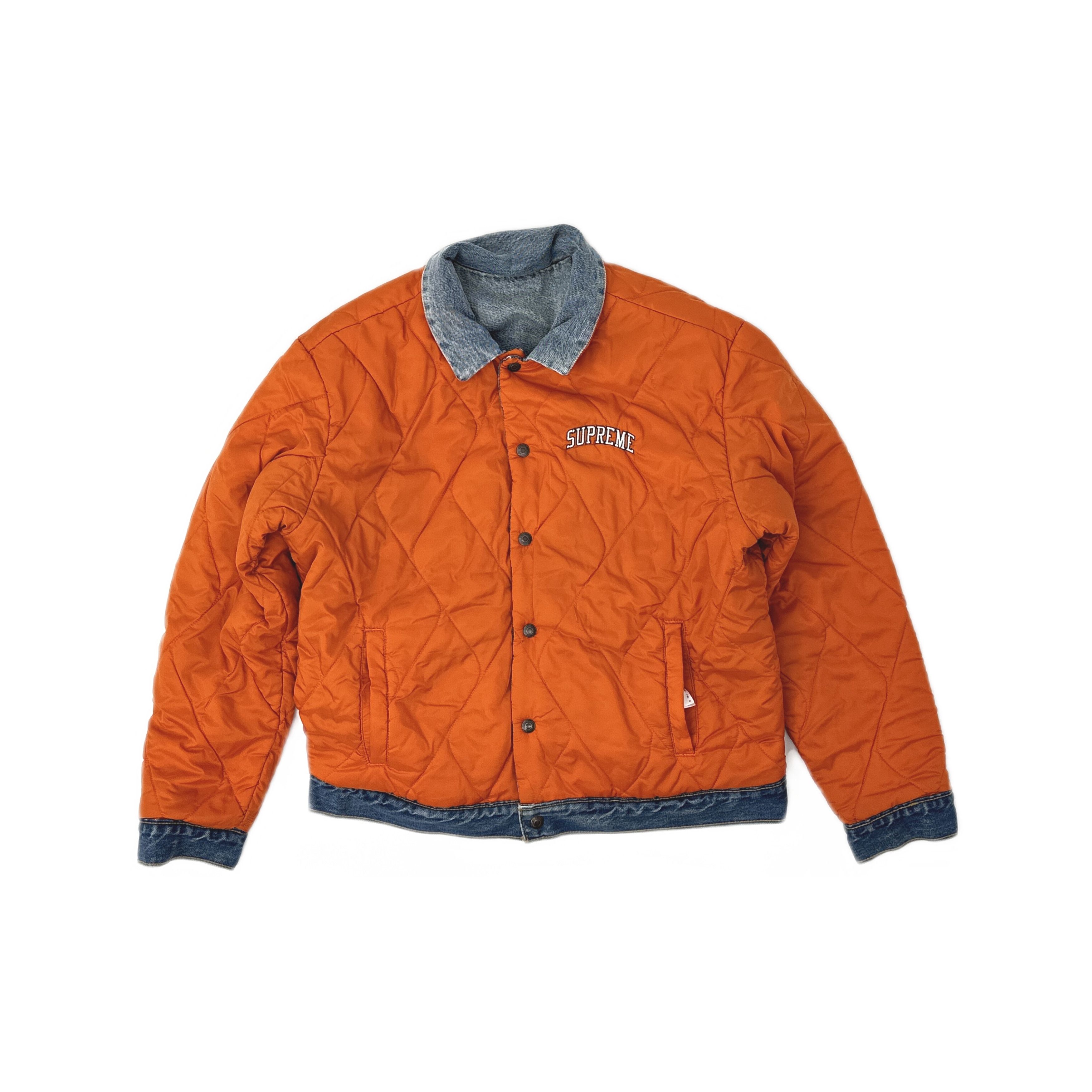 Supreme Supreme x Levis Quilted Reversible Jacket Sz.L | Grailed