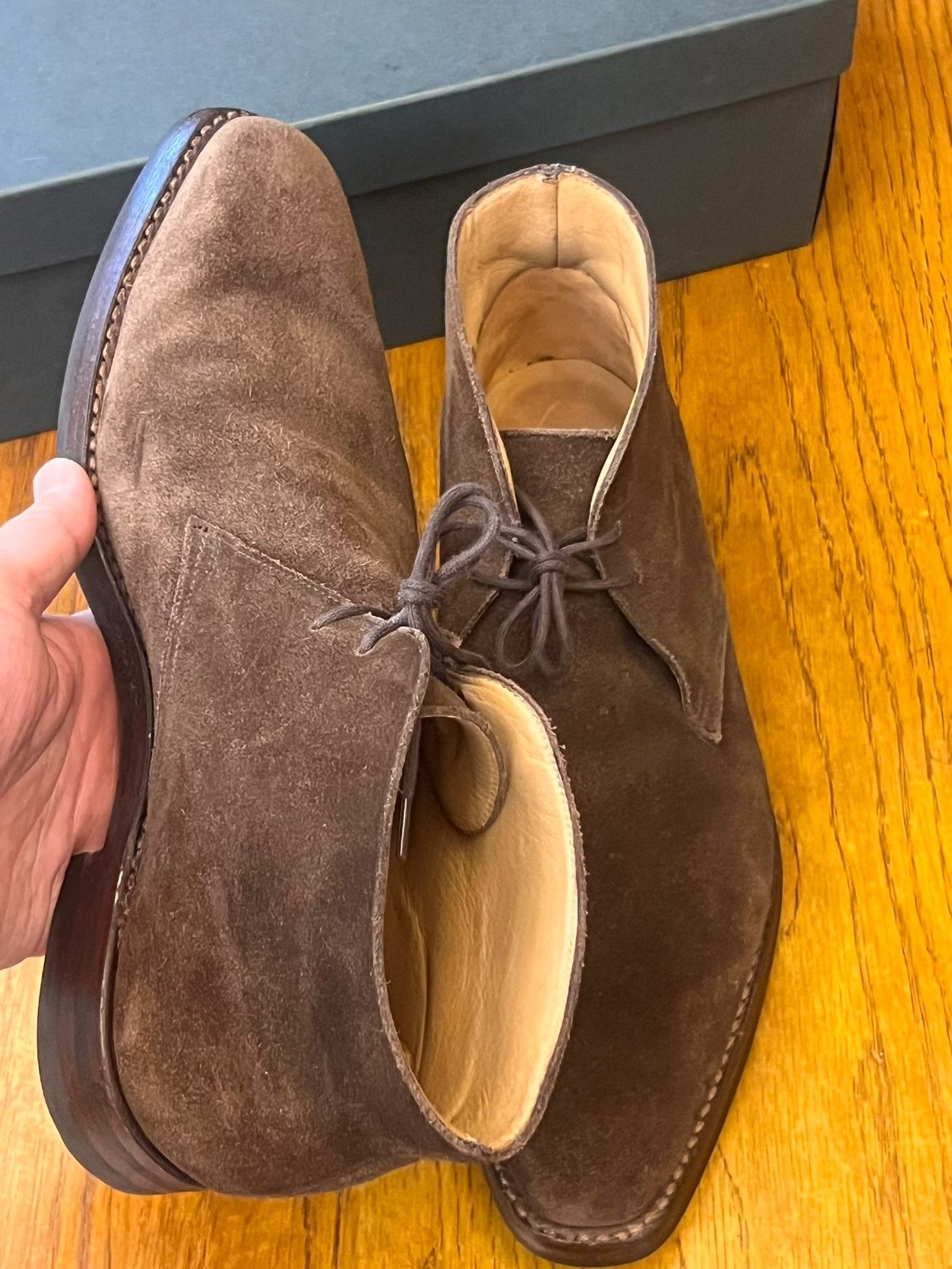 Crockett & Jones Crockett & Jones Suede Desert Boots 348 Size US 9.5 / EU 42-43 - 1 Thumbnail