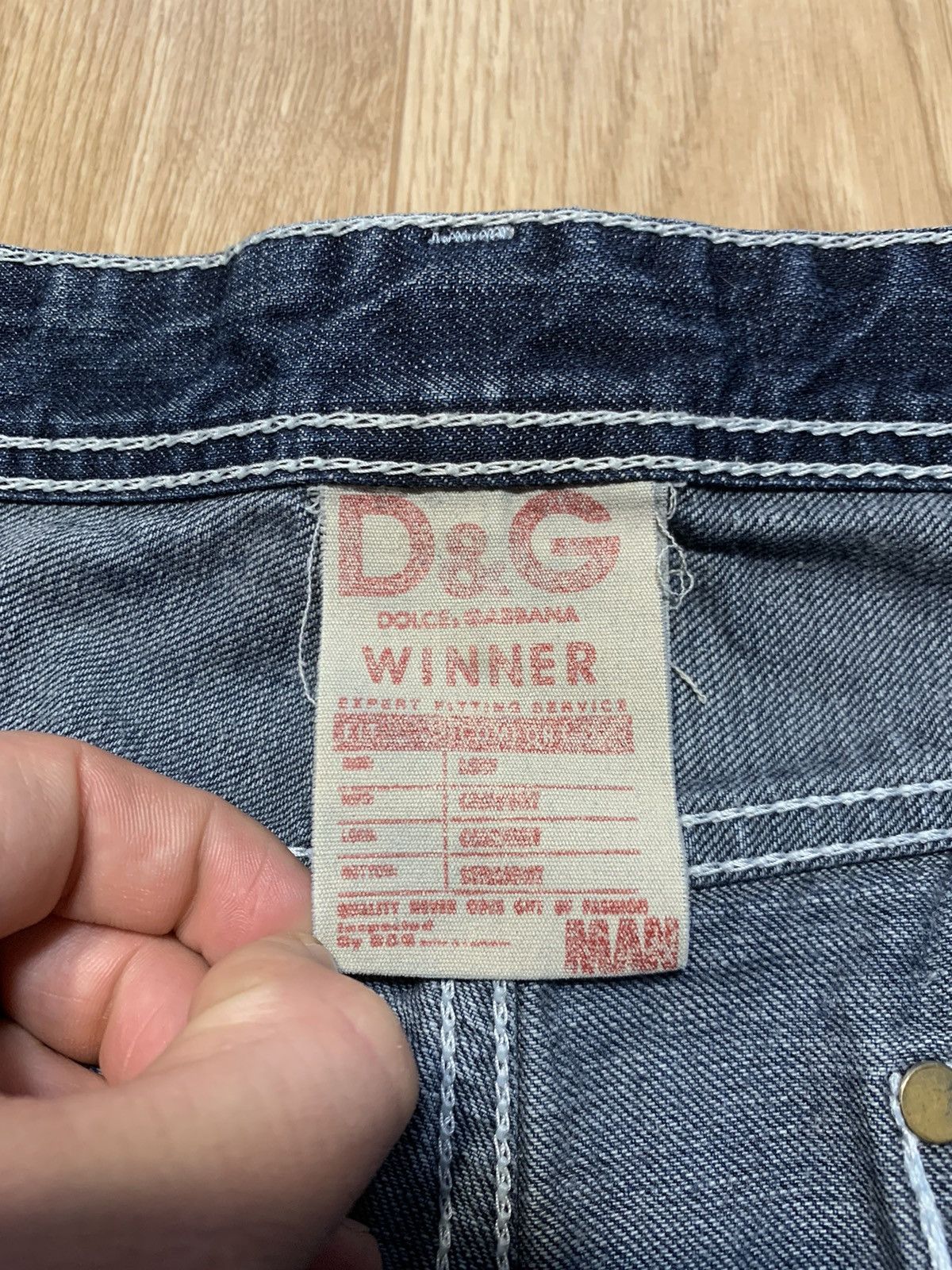 Vintage Dolce & Gabbana Winner Denim Jeans