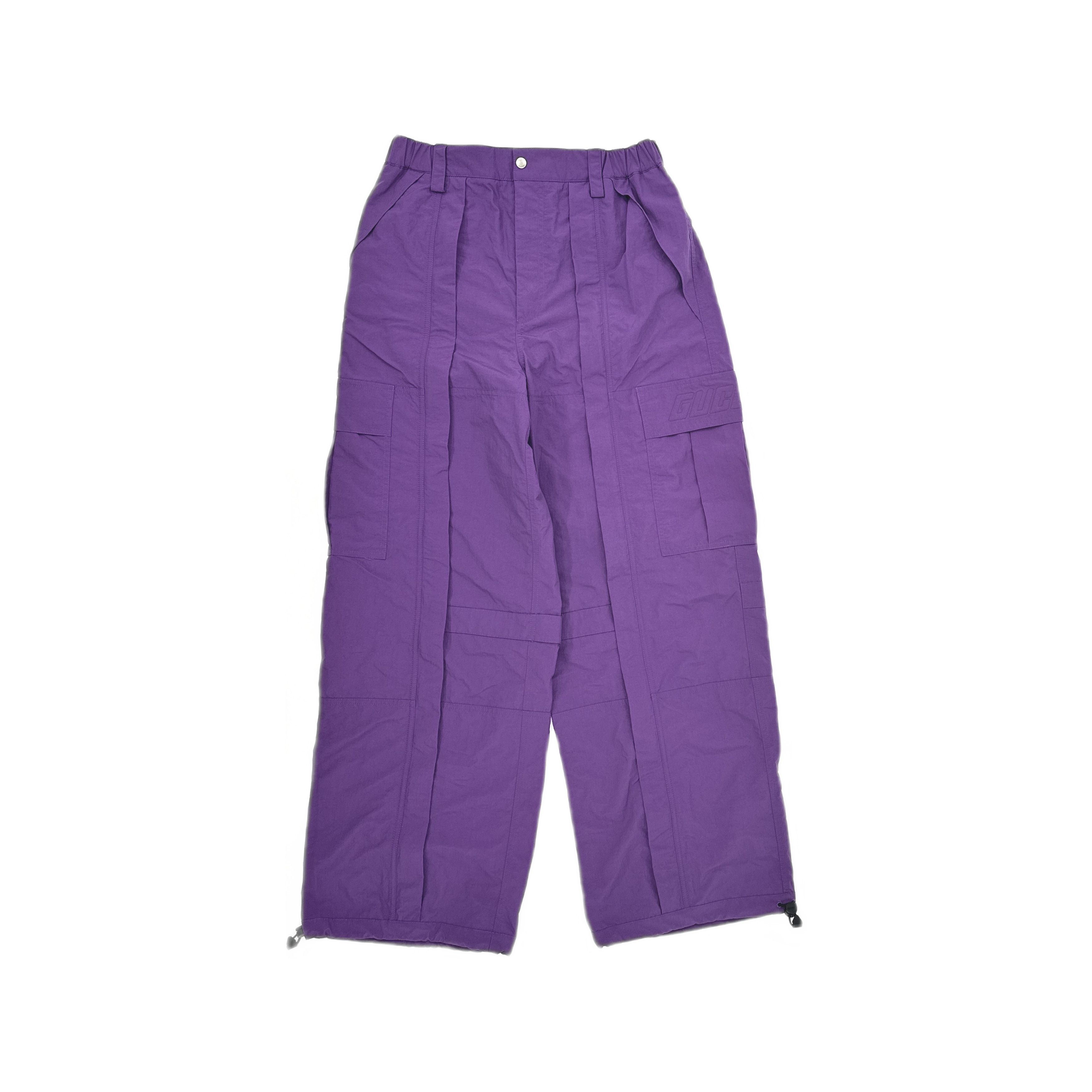 Gucci Gucci Purple Nylon Cargo Pants Size 32 Size US 32 / EU 48 - 1 Thumbnail