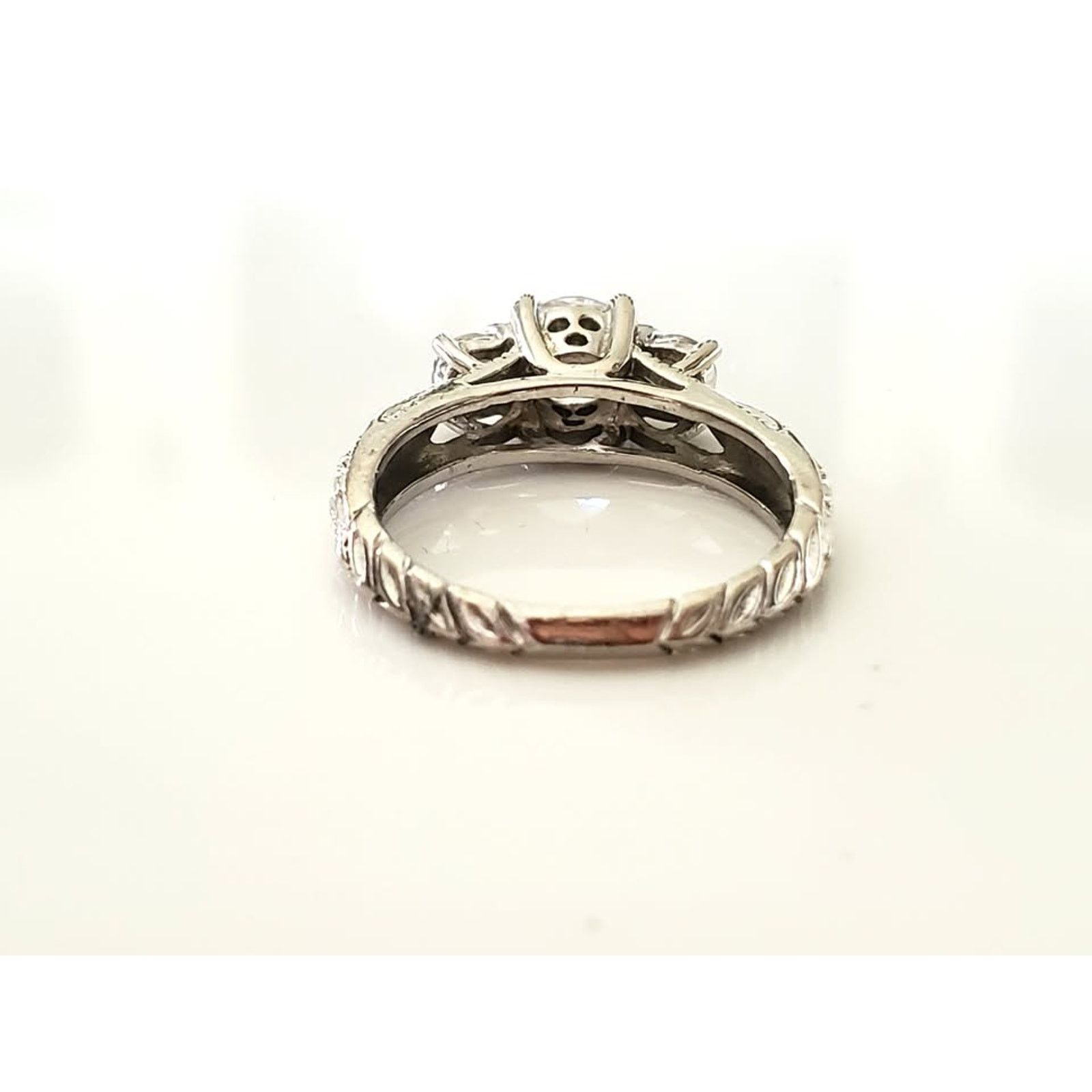 Other Ross Simons 3 Crystal Zirconia Sterling Silver Ring Size ONE SIZE - 4 Thumbnail