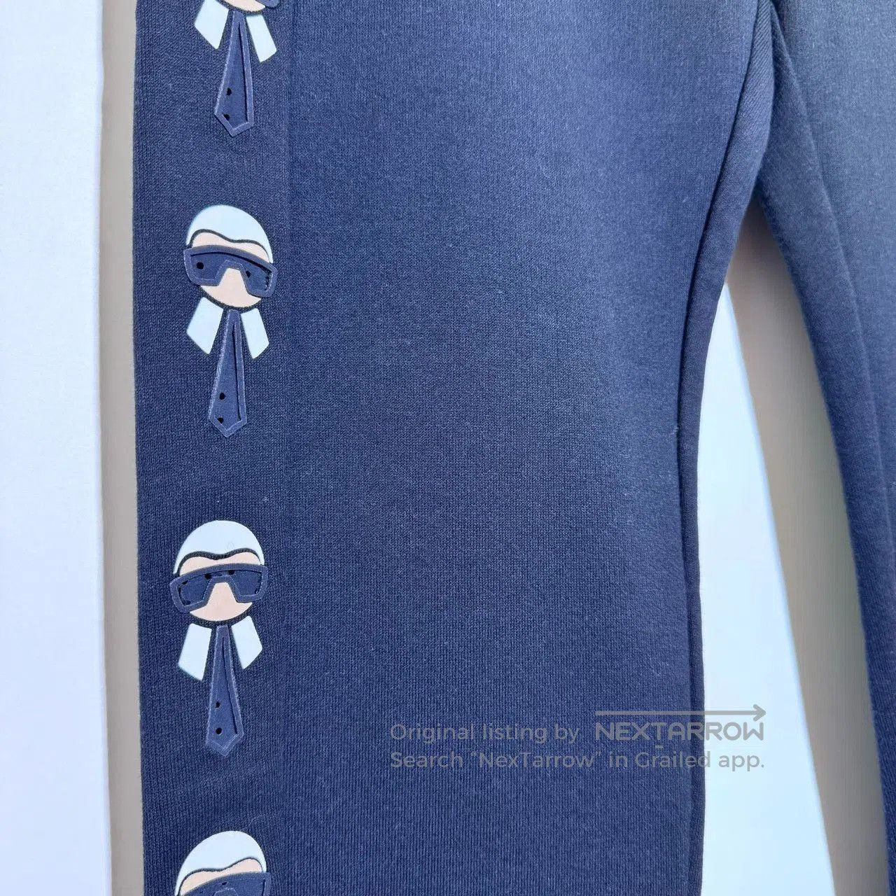 Fendi Fendi Karl Lagerfeld Logo Tape Track Pants. Size US 26 / EU 42 - 2 Thumbnail