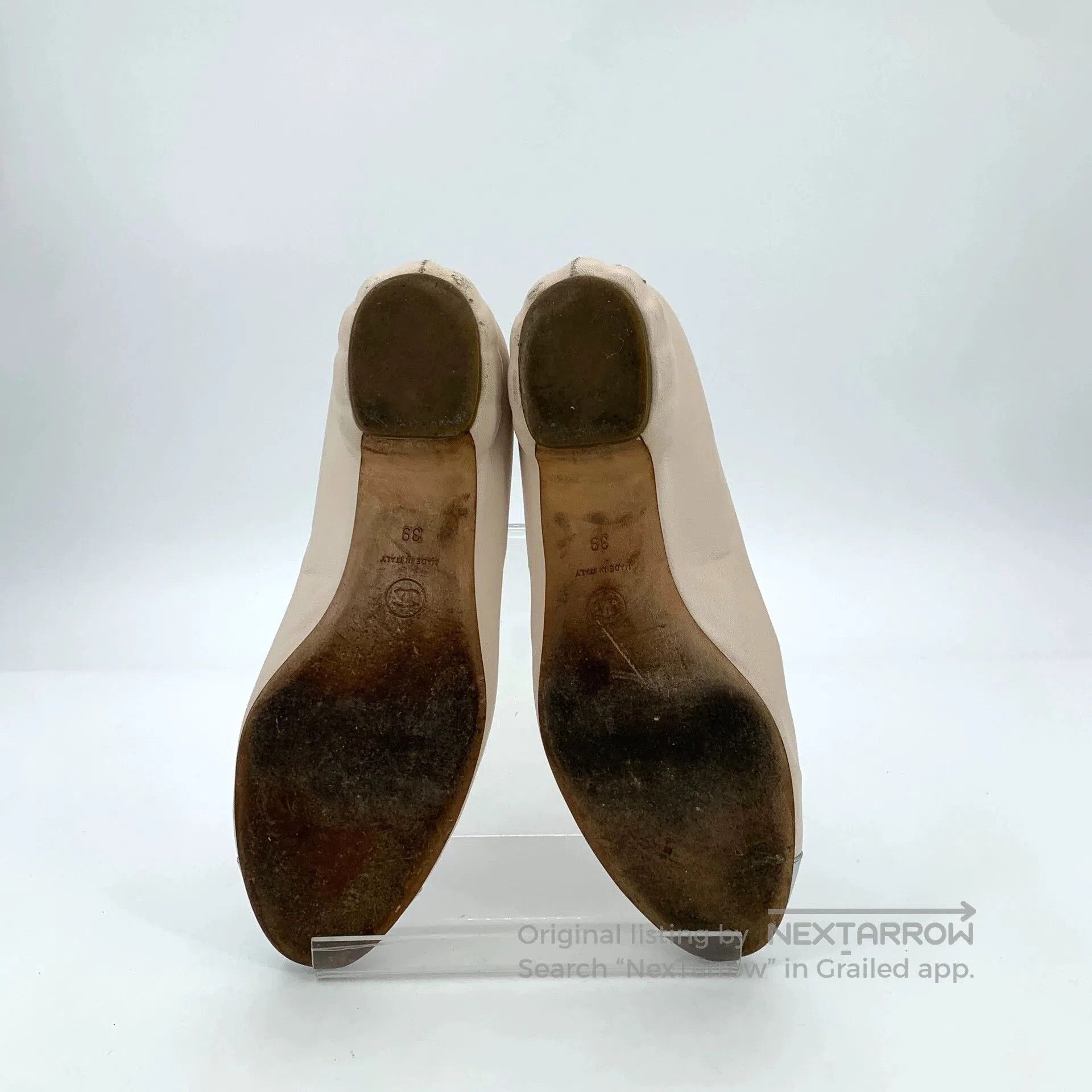 Chanel Chanel Colorblock Logo Round-Toe Flats. Size US 7.5 / EU 40-41 - 5 Thumbnail