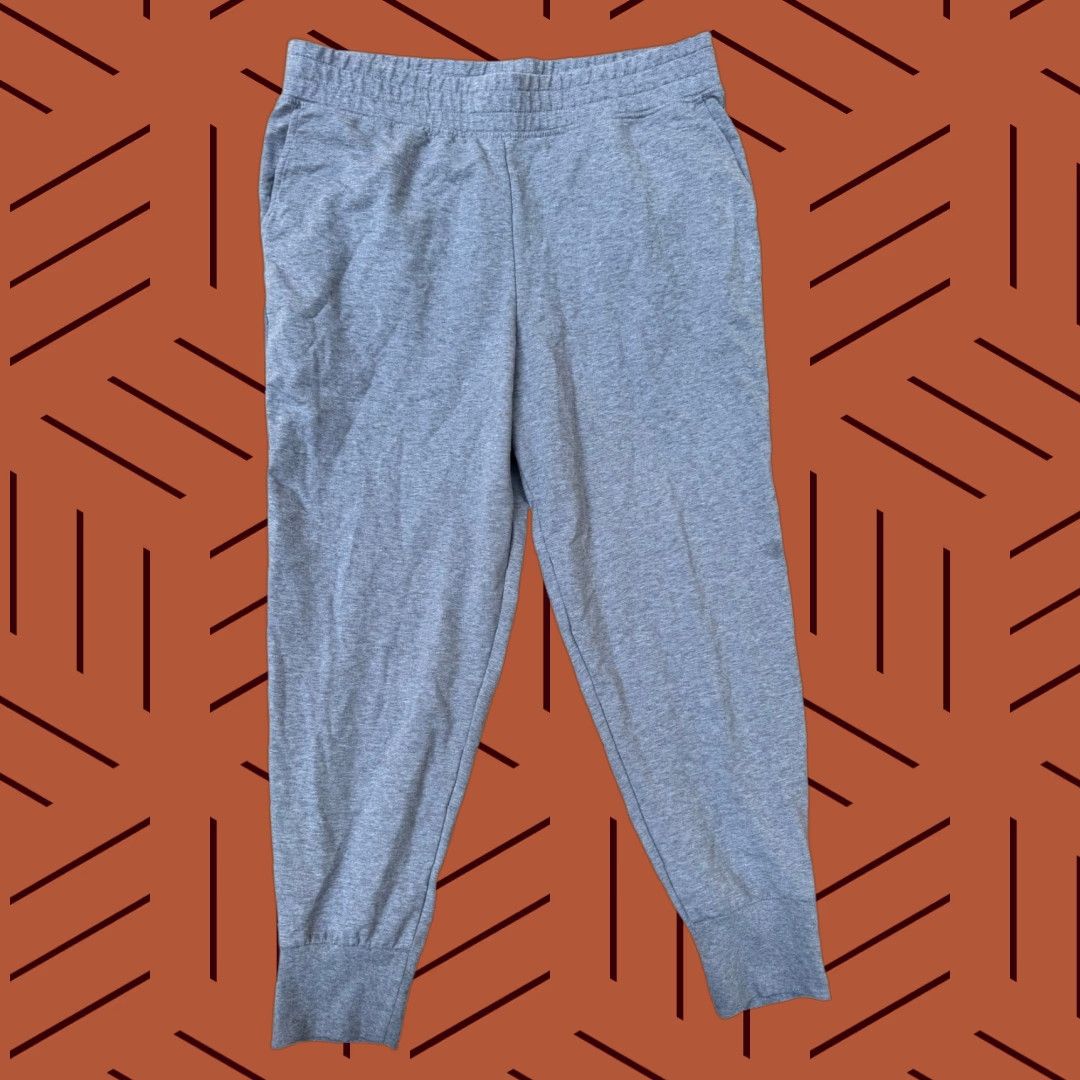 Patagonia VINTAGE Patagonia Ahnya Organic Cotton Womens Drawstring Gray Joggers Size Large Size 36" / US 14 / IT 50 - 1 Thumbnail