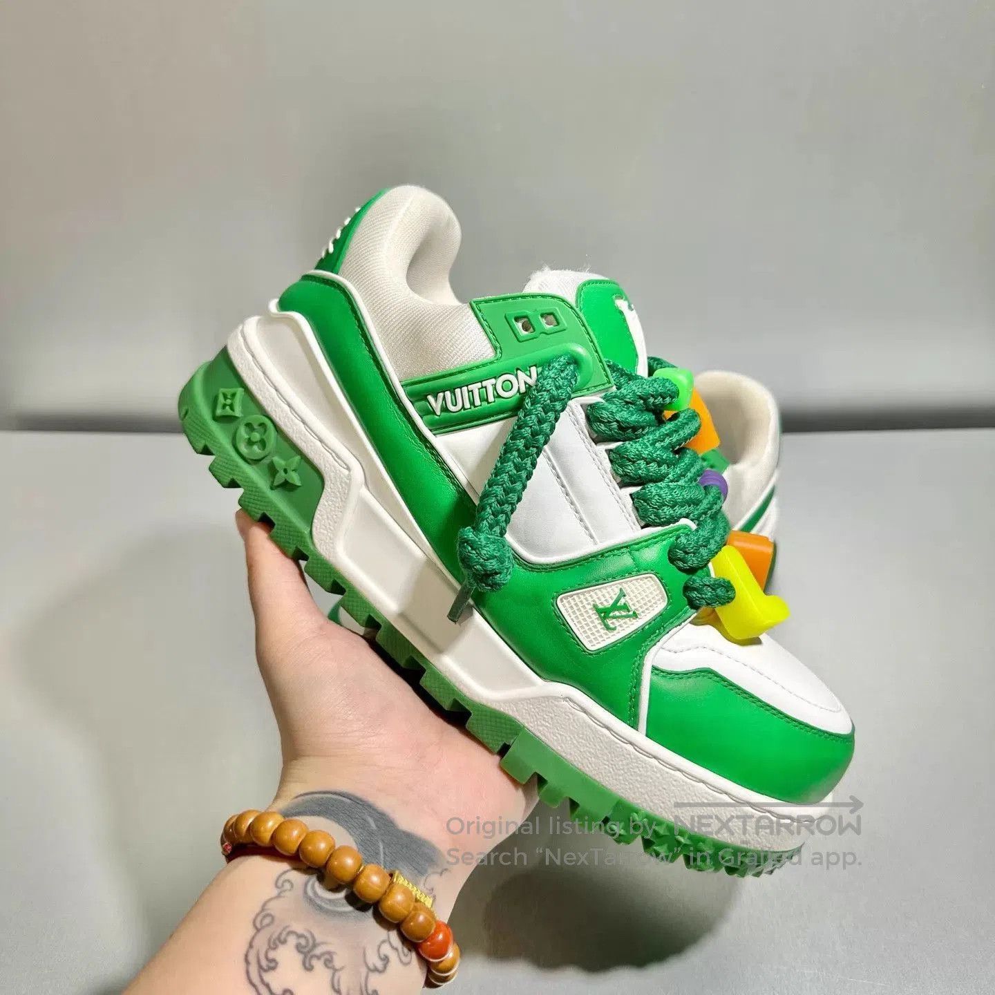 Louis Vuitton Green Low. Size US 7 / EU 40 - 9 Thumbnail