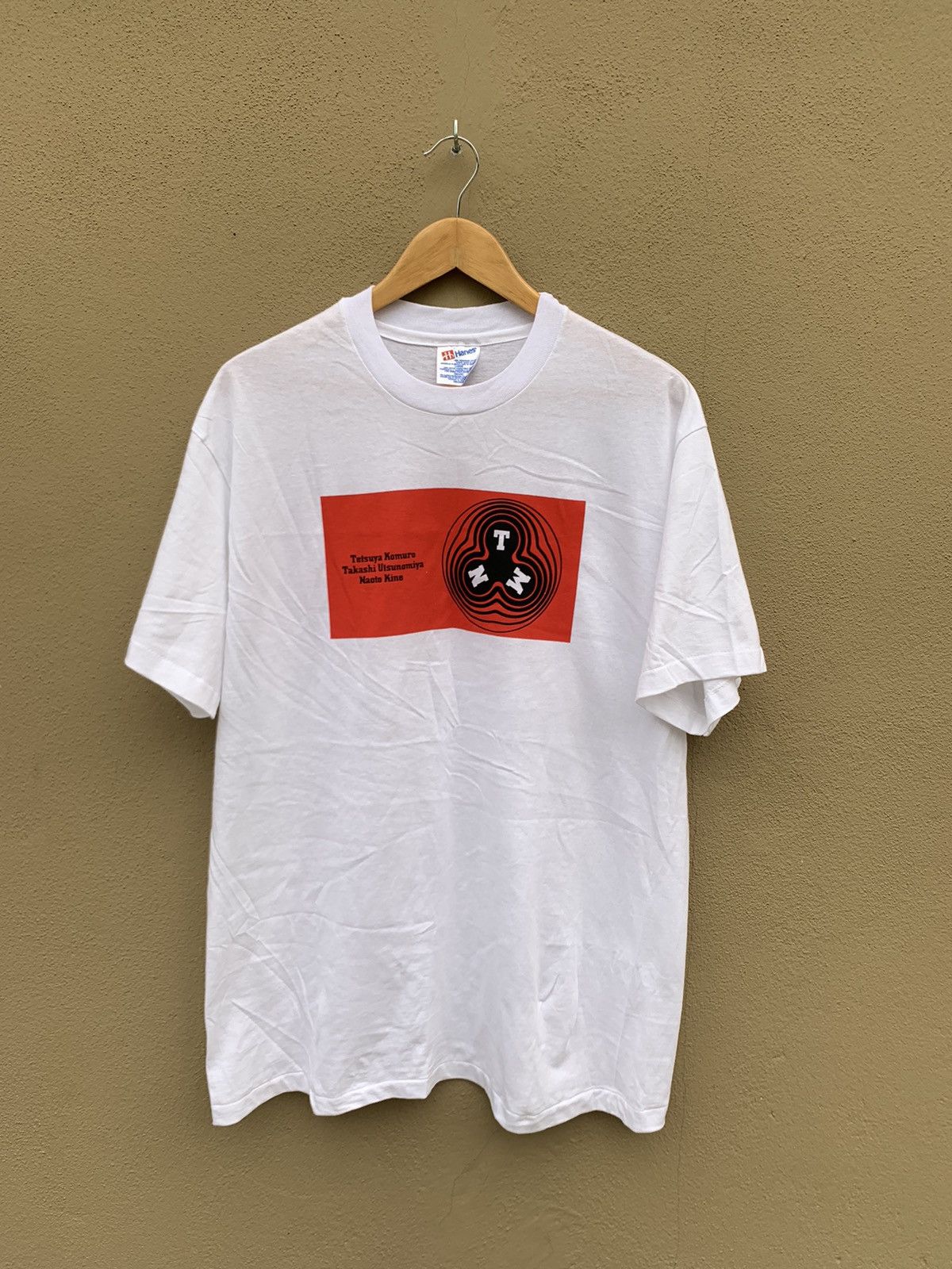 Vintage 90s TM Network Band Japan Tshirt Single Stich