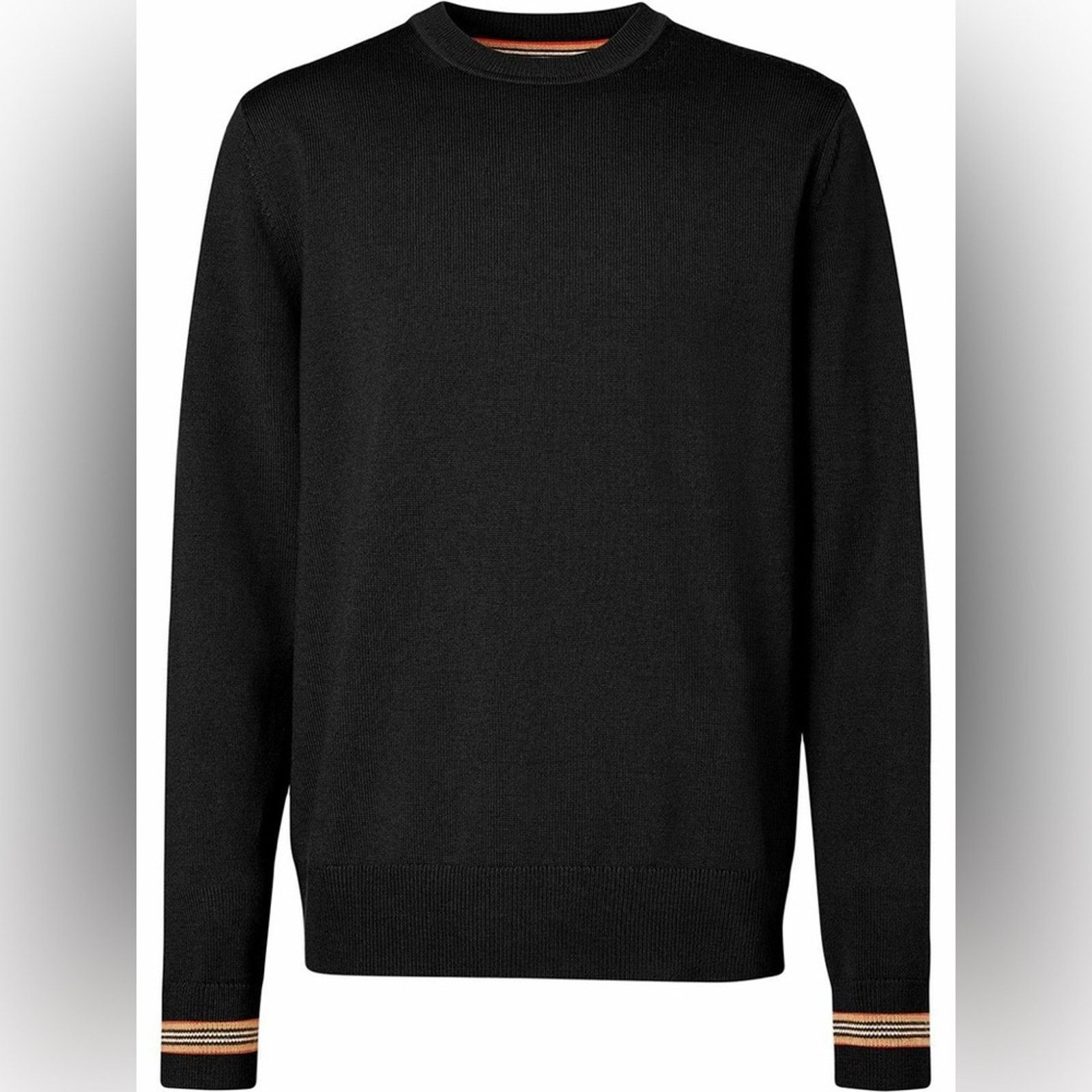 Burberry BURBERRY Check Motif Wool Crewneck Sweater M Size US M / EU 48-50 / 2 - 1 Thumbnail