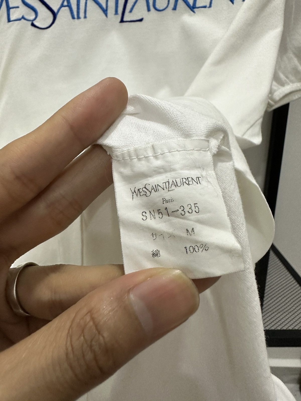 Yves Saint Laurent Yves Saint Laurent Embroidery Tee Size M / US 6-8 / IT 42-44 - 4 Thumbnail