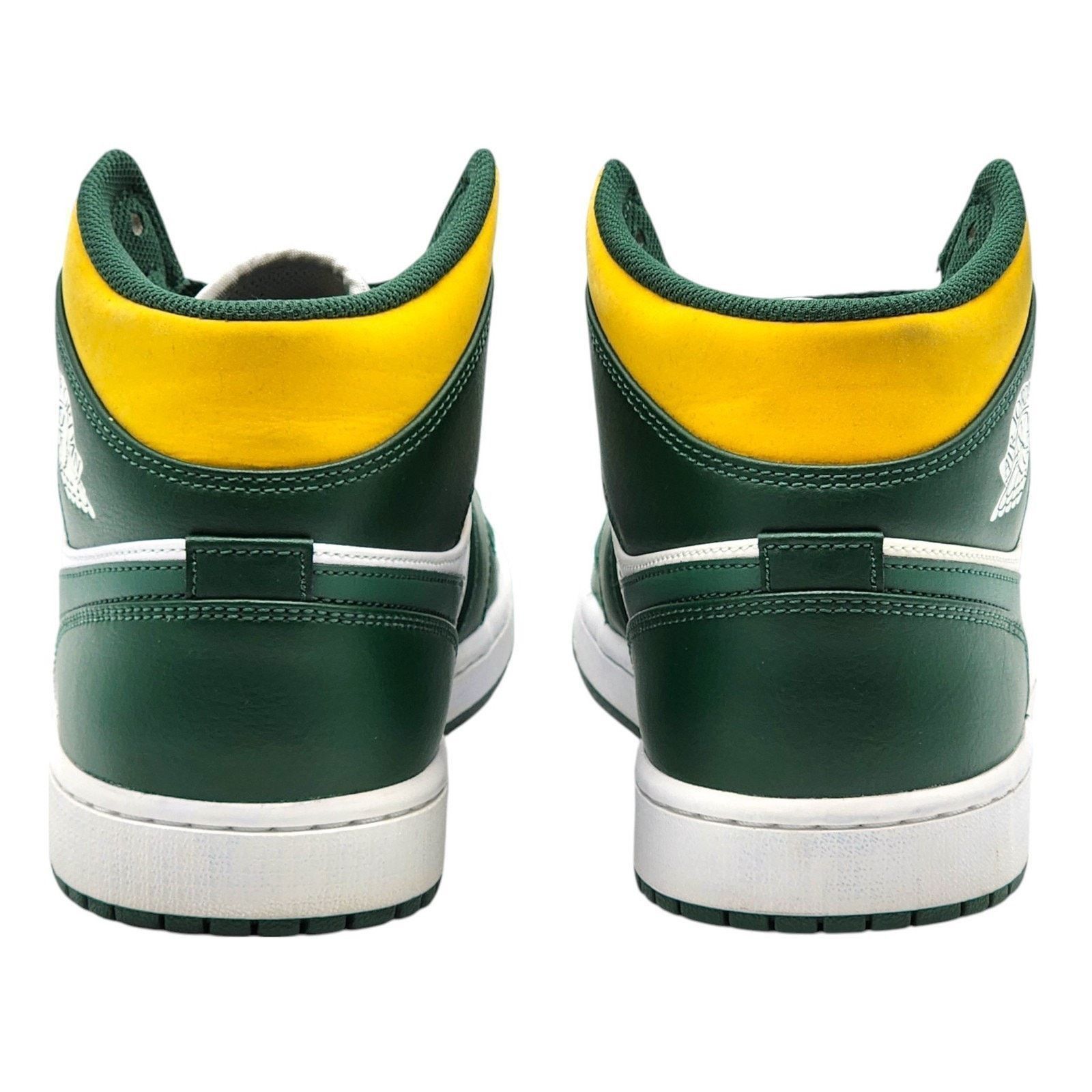 Jordan Brand 1 Mid 554724-371 Leather Sneakers Noble Green US 11 Size US 11 / EU 44 - 5 Thumbnail