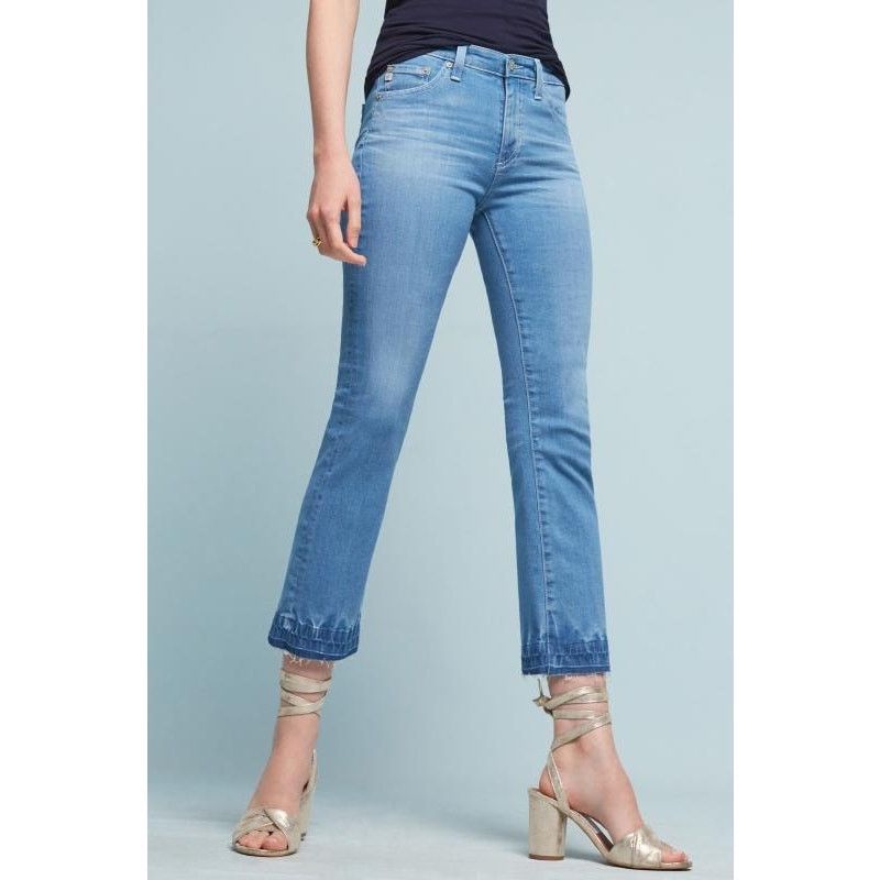 AG Adriano Goldschmied AG Jodi Crop Jeans High Rise Slim Crop Raw Hem Womens 29 Size 29" - 9 Thumbnail