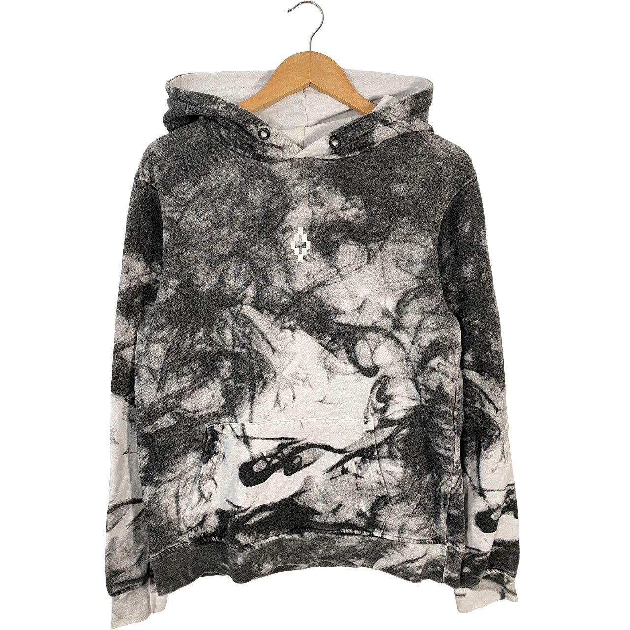 Marcelo Burlon All Over Smoke Print Pullover Hoodie
