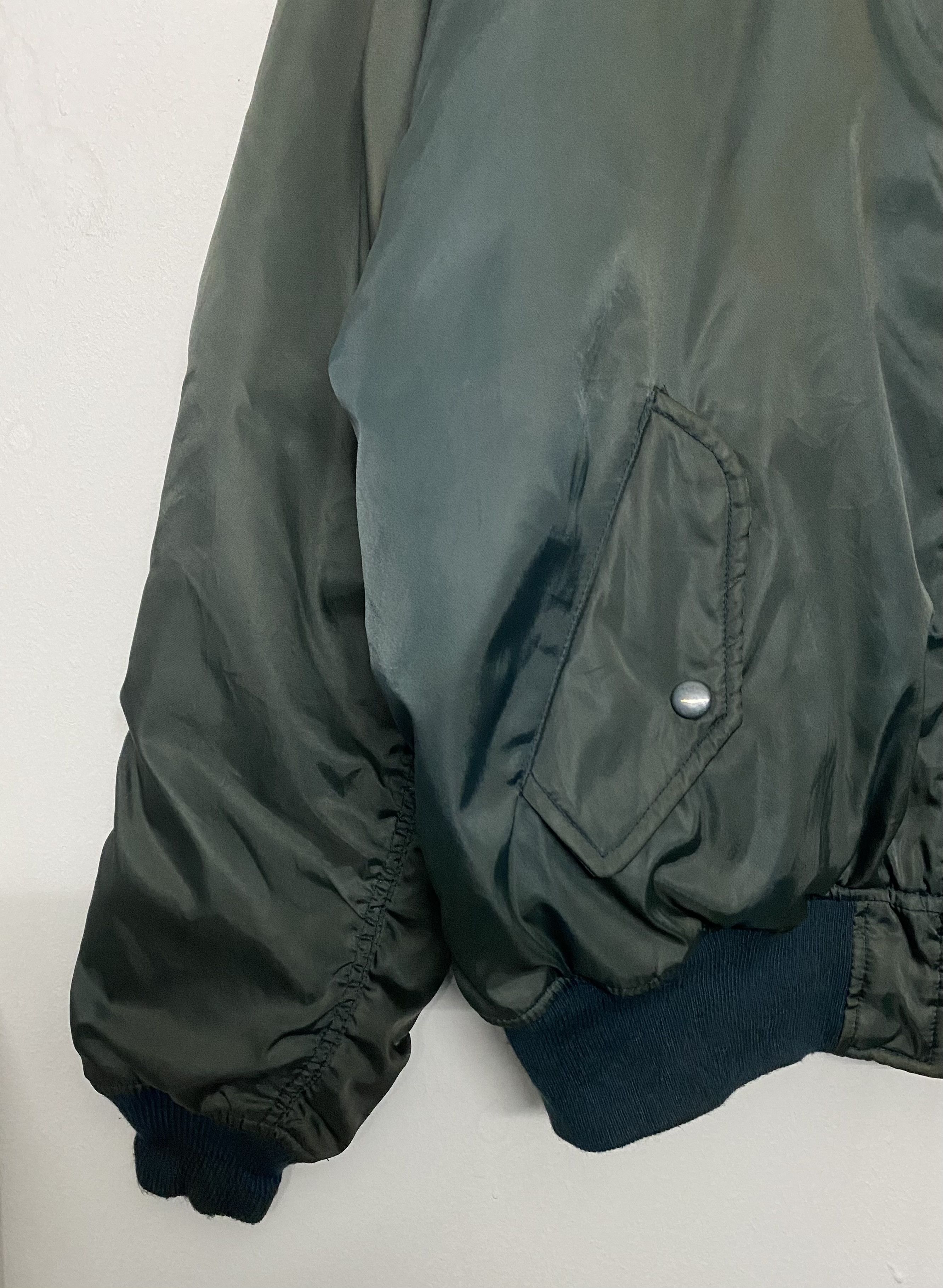 Vintage Vintage Military Bomber Jacket MA-1 Flyer’s LL Olive Green Size US L / EU 52-54 / 3 - 6 Thumbnail