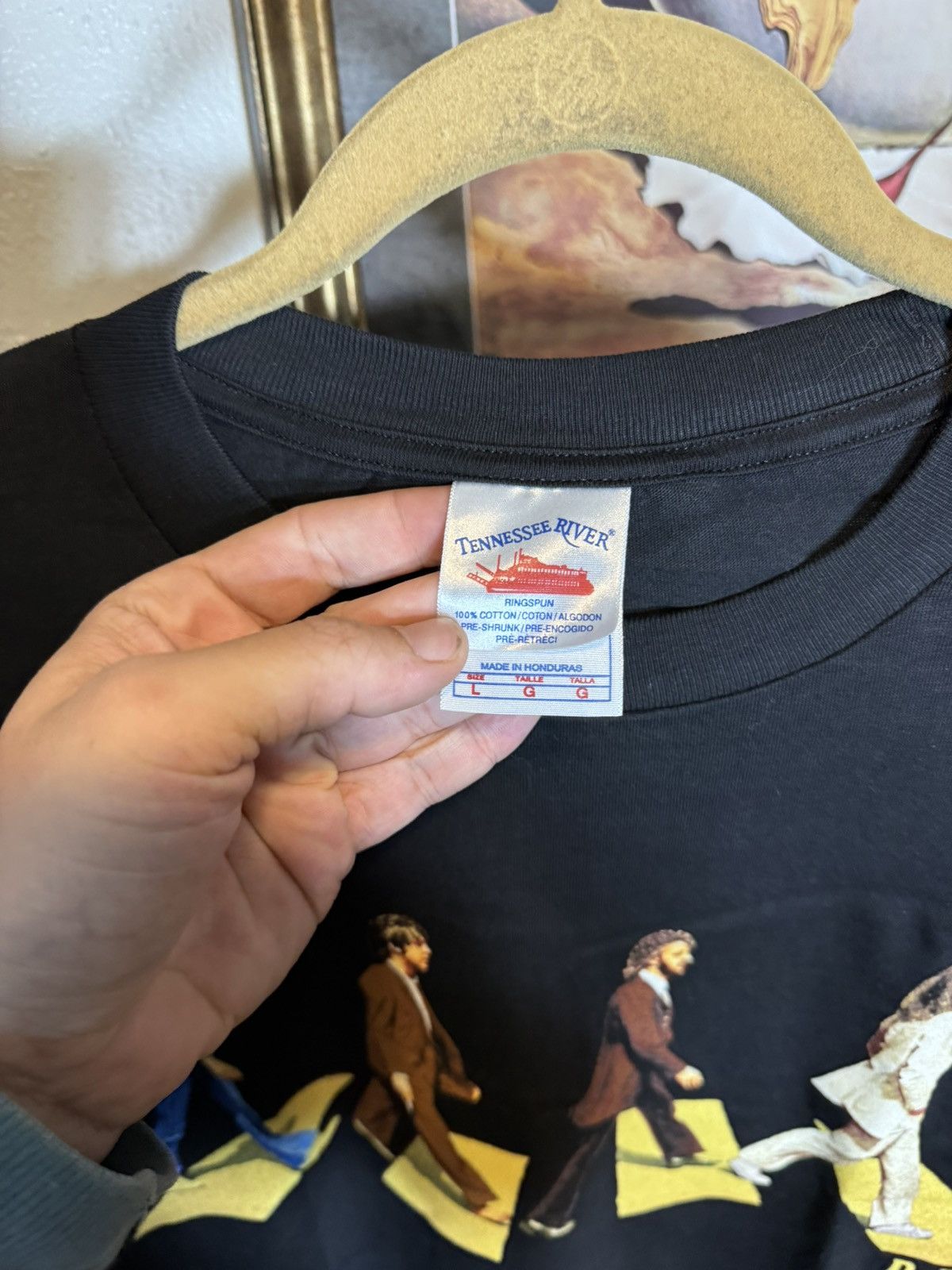 Band Tees × Vintage Vintage The Beatles Abbey Road Shirt Size US L / EU 52-54 / 3 - 5 Thumbnail