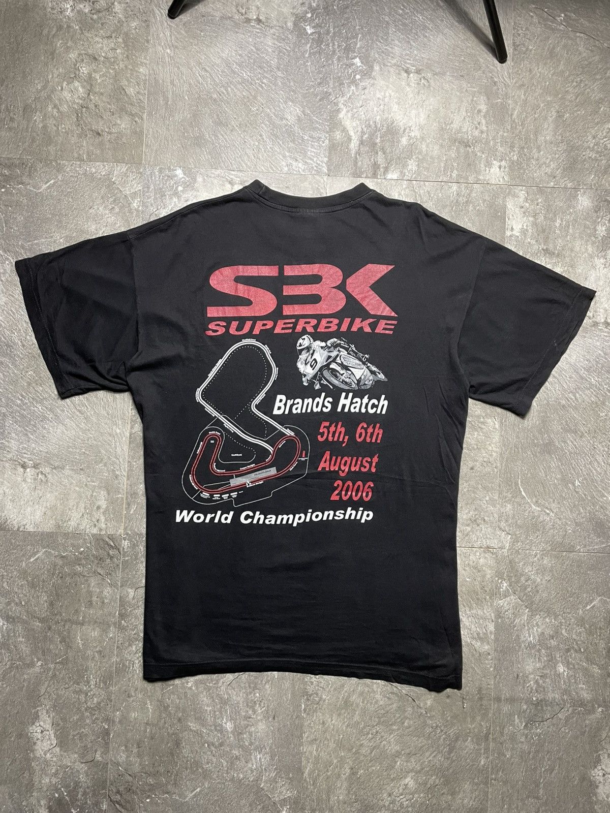 Vintage Vintage 2006 SBK Superbike World Championship T-Shirt XL Size US XL / EU 56 / 4 - 5 Thumbnail