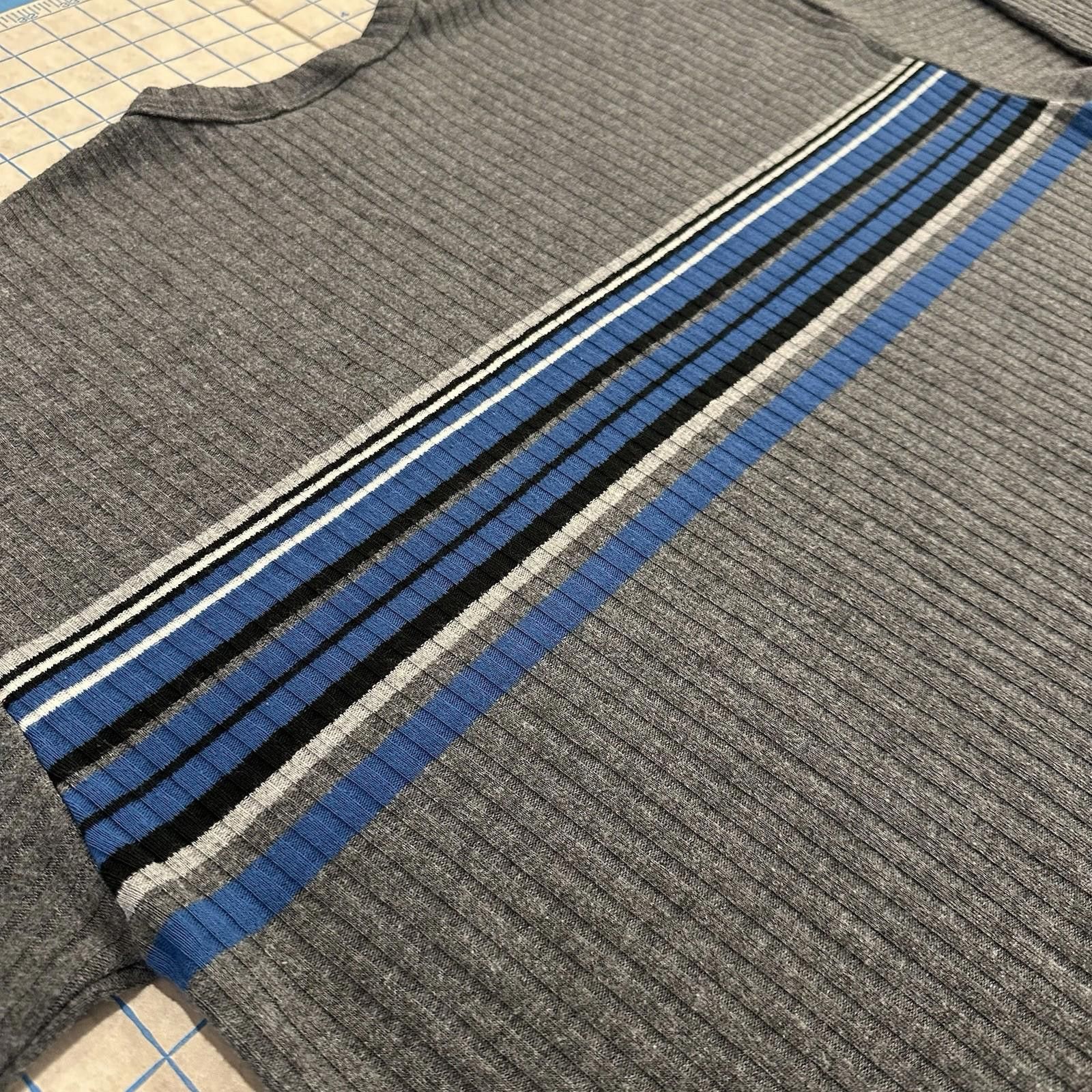 Designer Center Stripe Sweater Pullover Zonz Acrylic Horizontal Size US XL / EU 56 / 4 - 6 Thumbnail