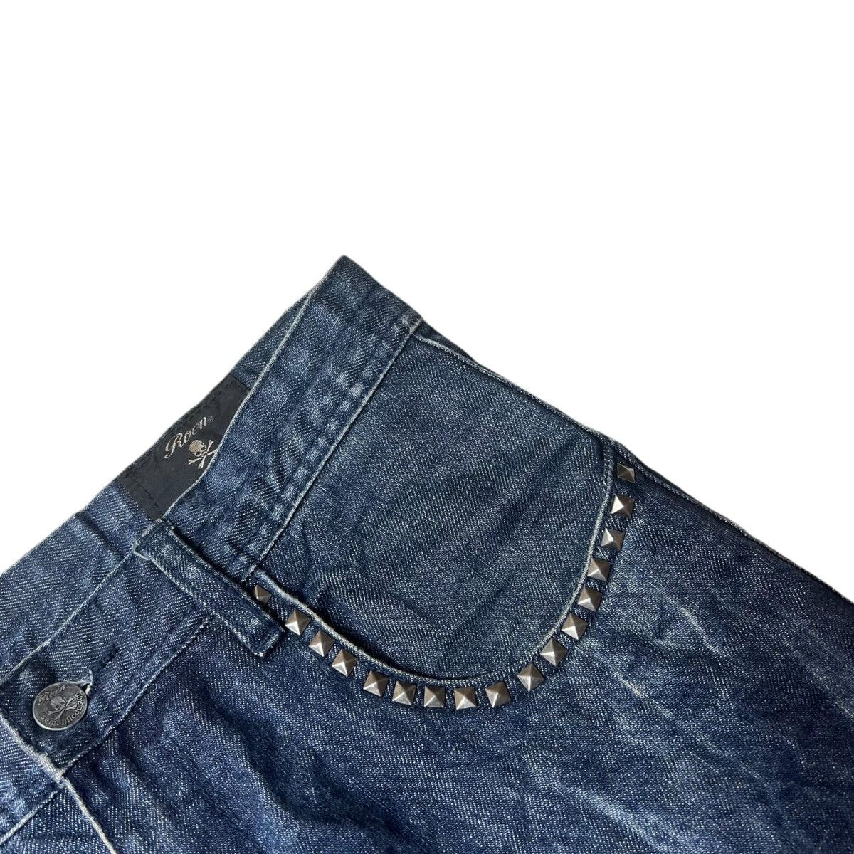 Japanese Brand Roen X Semanticdesign Skull Denim Pants Size US 30 / EU 46 - 6 Thumbnail