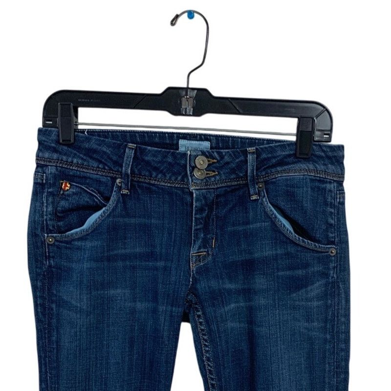 Hudson Hudson Womens Size 26 Cotton Collin Flap Skinny Denim Jeans Size 29" - 2 Thumbnail