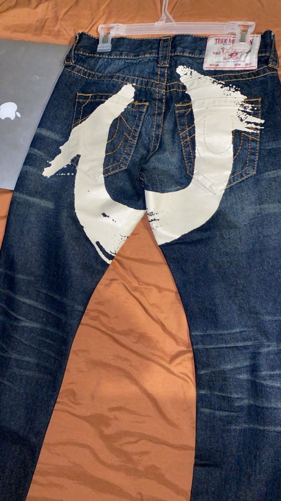 True Religion True Religion Ricky Relaxed Straight Denim Size US 28 / EU 44 - 3 Thumbnail