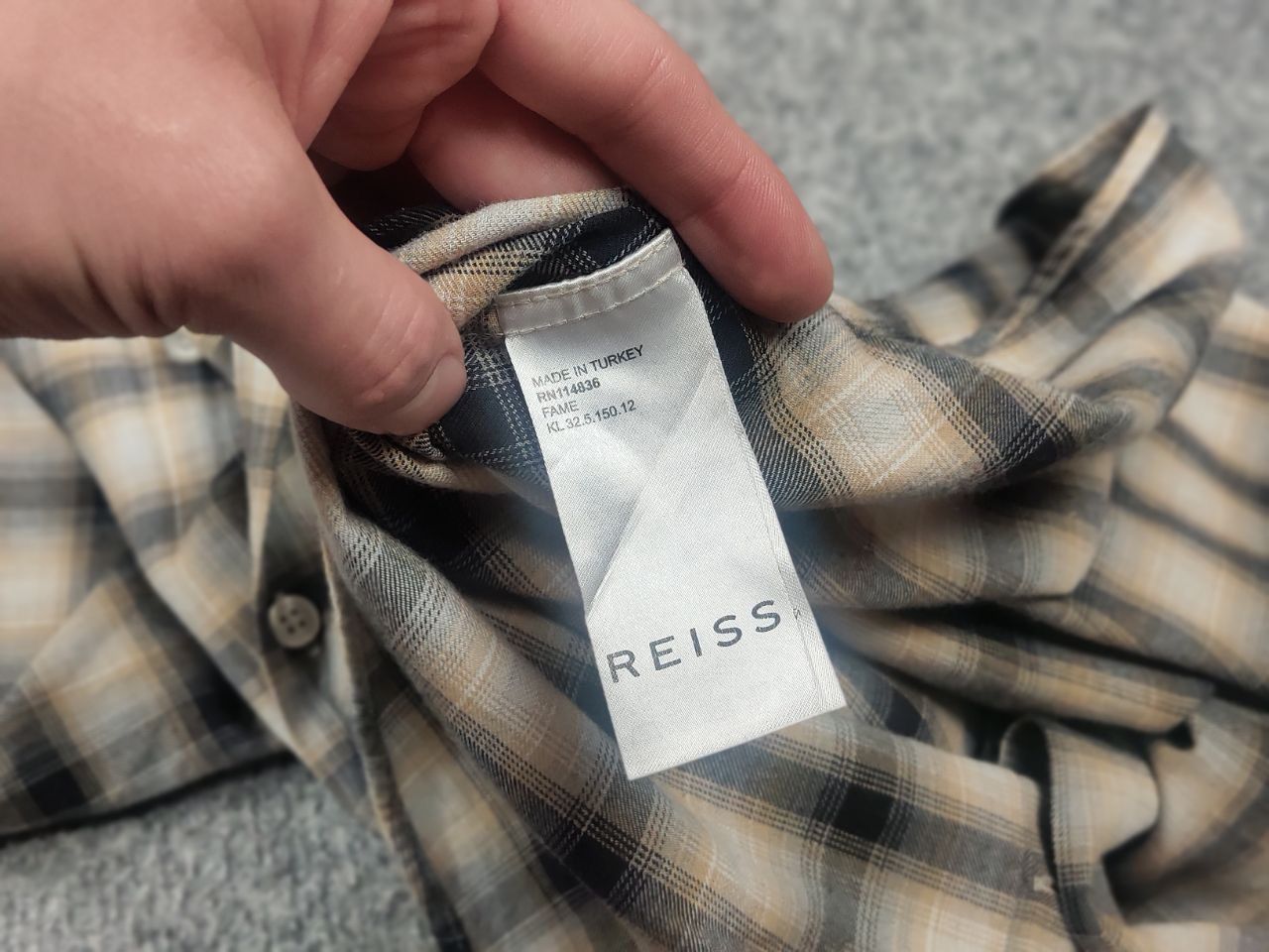 Reiss Reiss Plaid Check casual Button Shirt Long sleeve Flannel Size US M / EU 48-50 / 2 - 13 Thumbnail